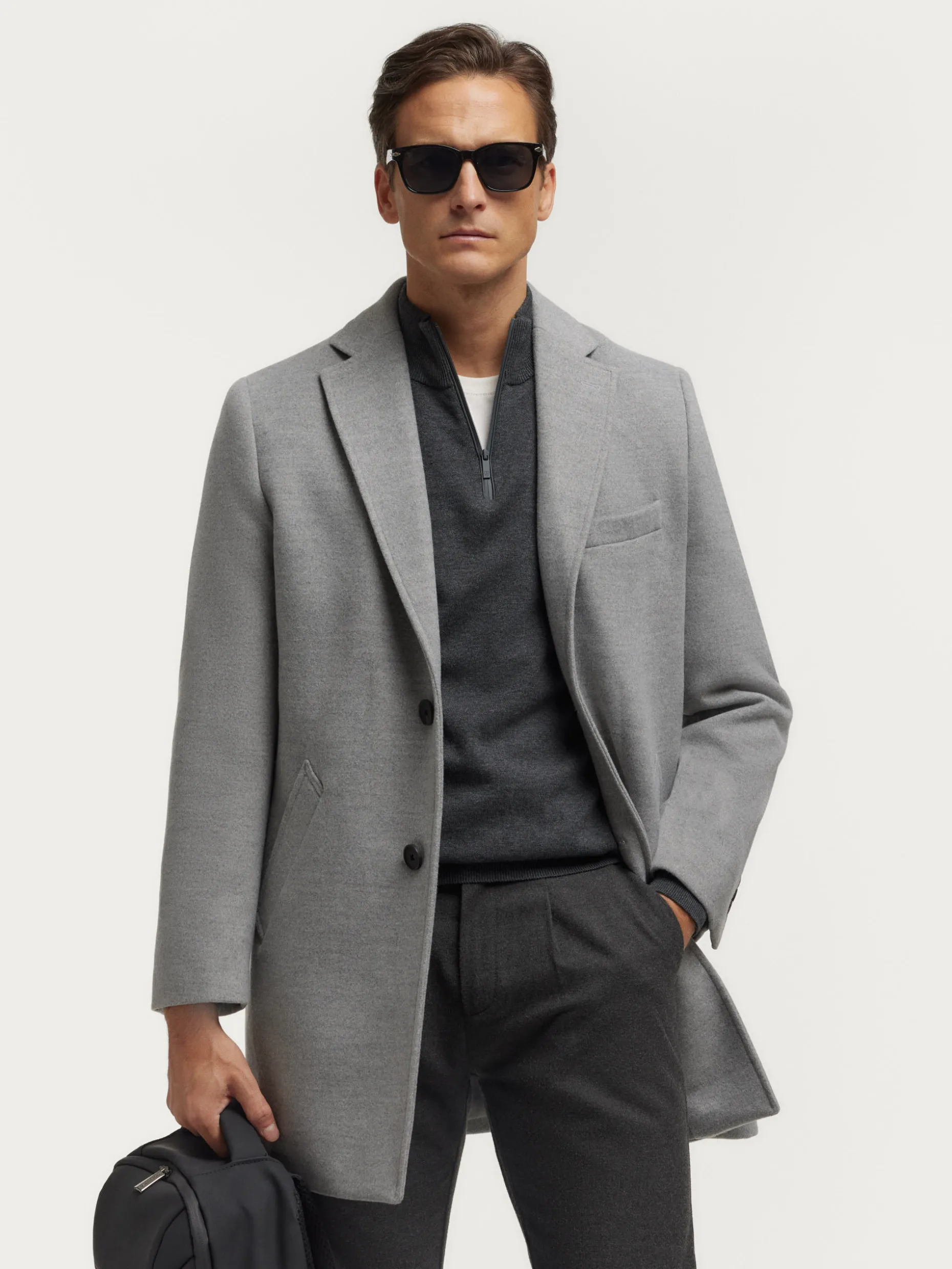 Cappotto Luna Inverno 2024 - Design Minimalista con Giacca Elegante con Cappuccio | Morbido Tessuto Premium per Freddo Intenso | Collezione Esclusiva Álvaro Moreno