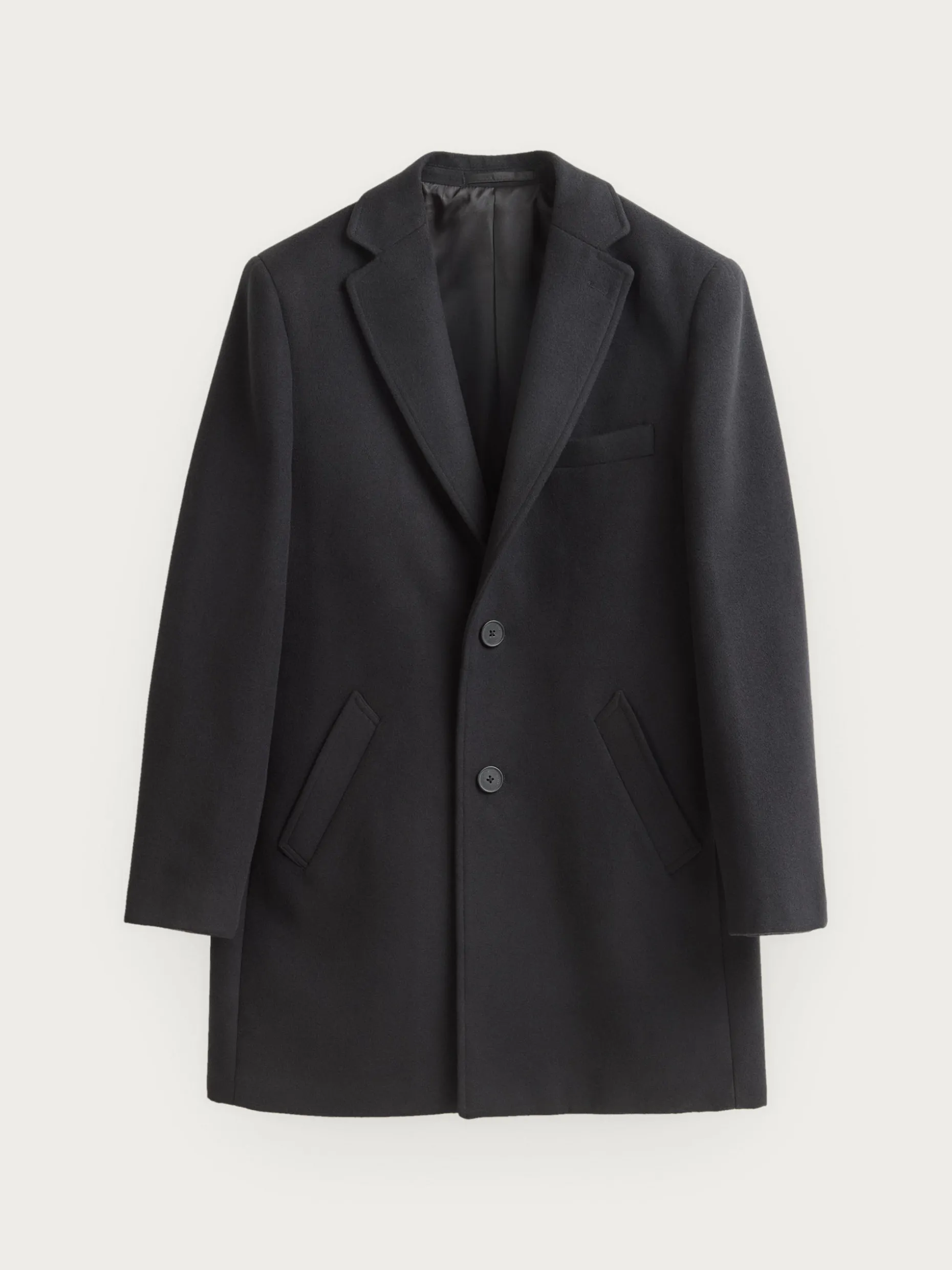 Cappotto Moon | Giaccone Invernale Alvaro Moreno Collectione - Design Avanguardista in Lana Merino Sostenibile, Nero Antracite Edizione Inverno 2024
