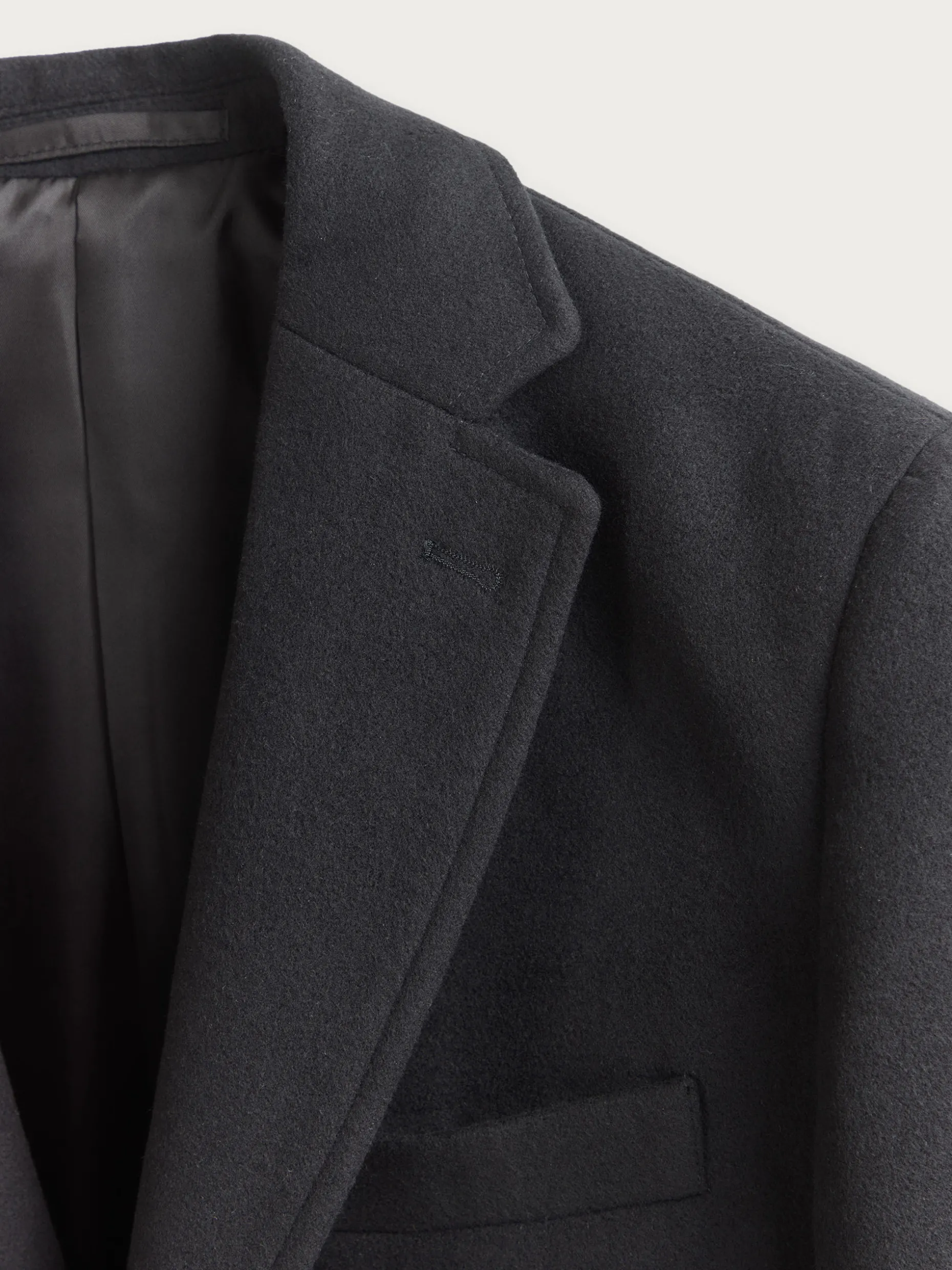 Cappotto Moon | Giaccone Invernale Alvaro Moreno Collectione - Design Avanguardista in Lana Merino Sostenibile, Nero Antracite Edizione Inverno 2024