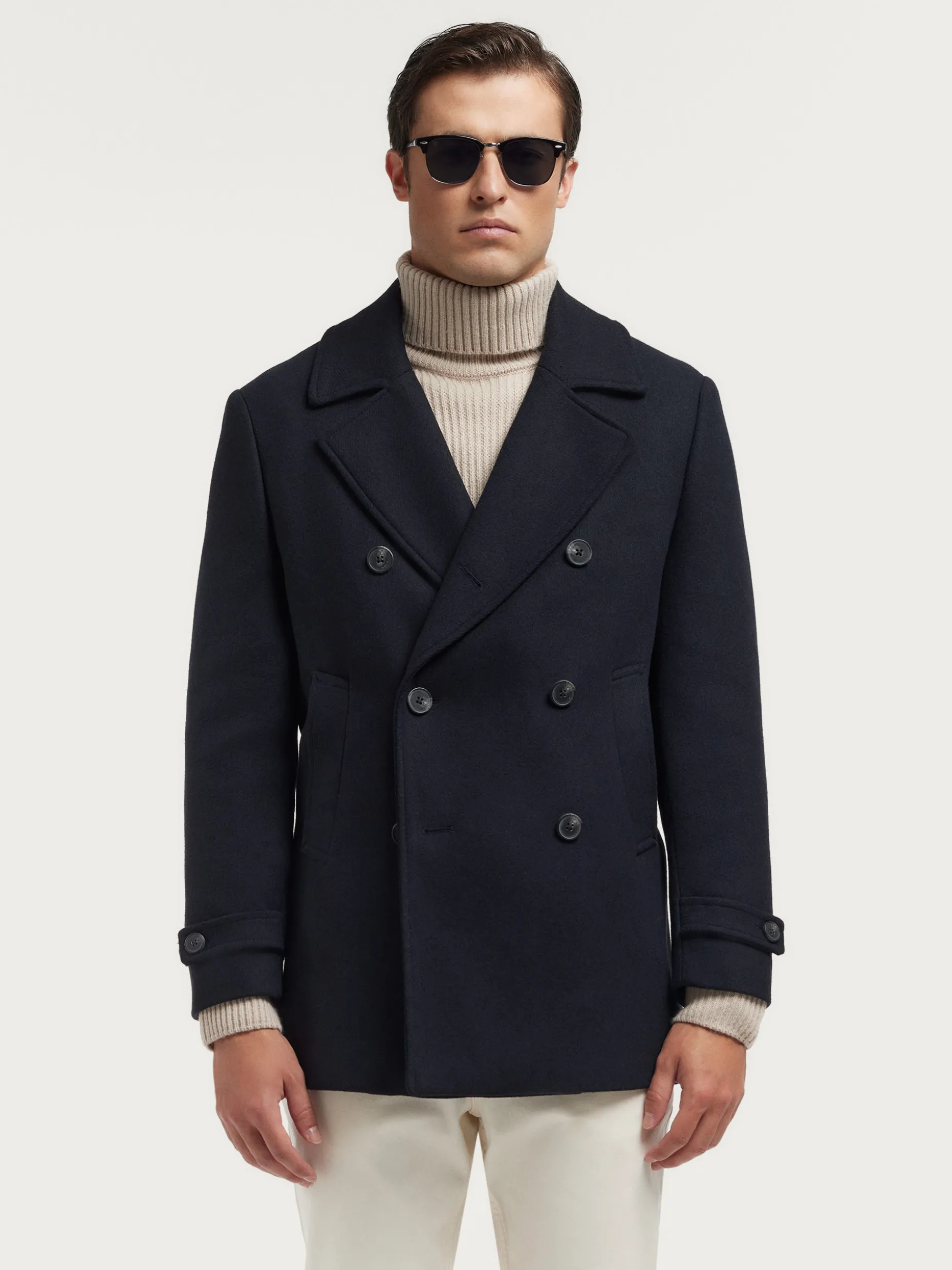 Cappotto Thomas di Alvaro Moreno - Modello Esclusivo Autunno/Inverno 2023, Linea Minimal con Fodera Termica