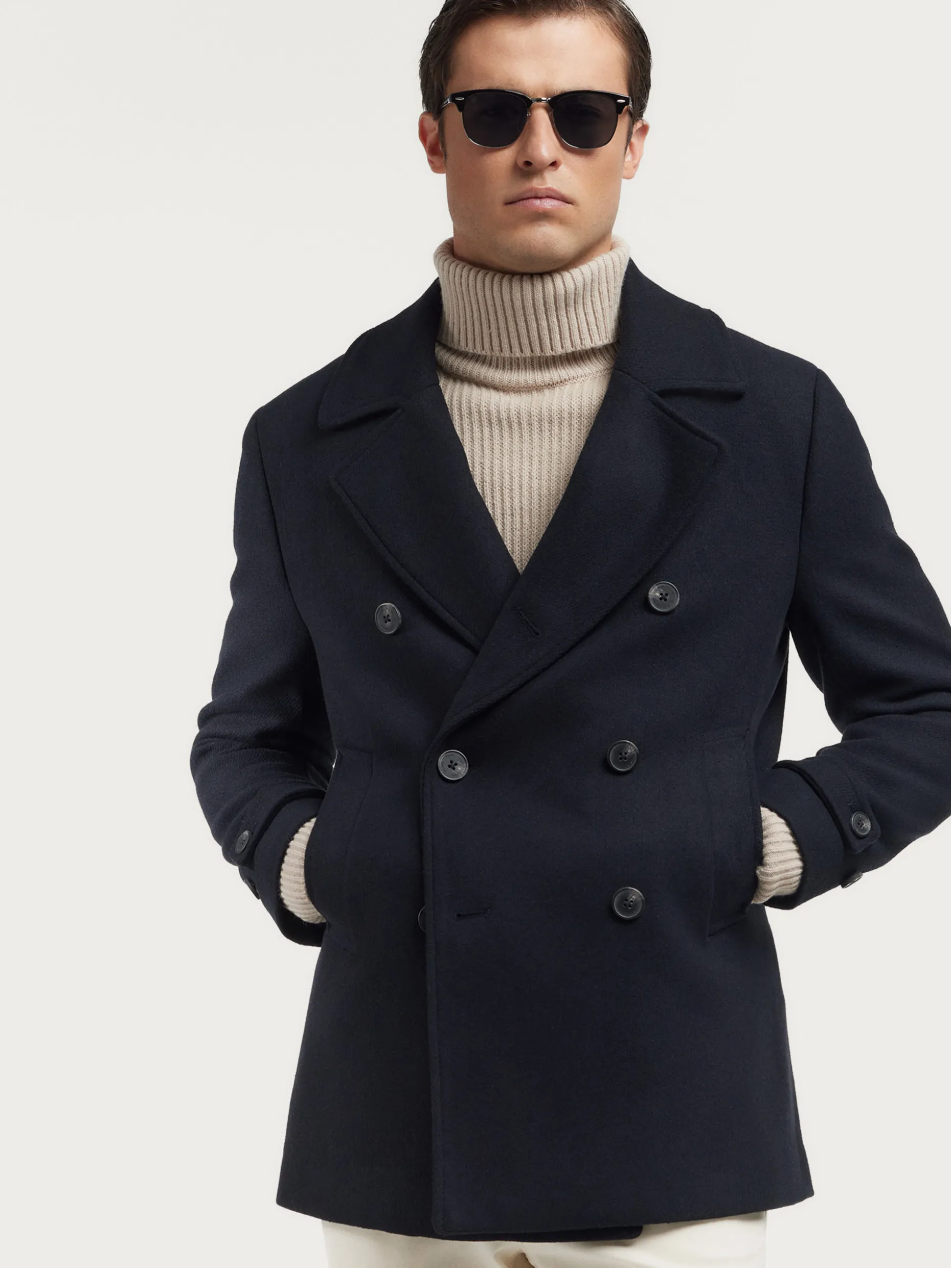 Cappotto Thomas di Alvaro Moreno - Modello Esclusivo Autunno/Inverno 2023, Linea Minimal con Fodera Termica