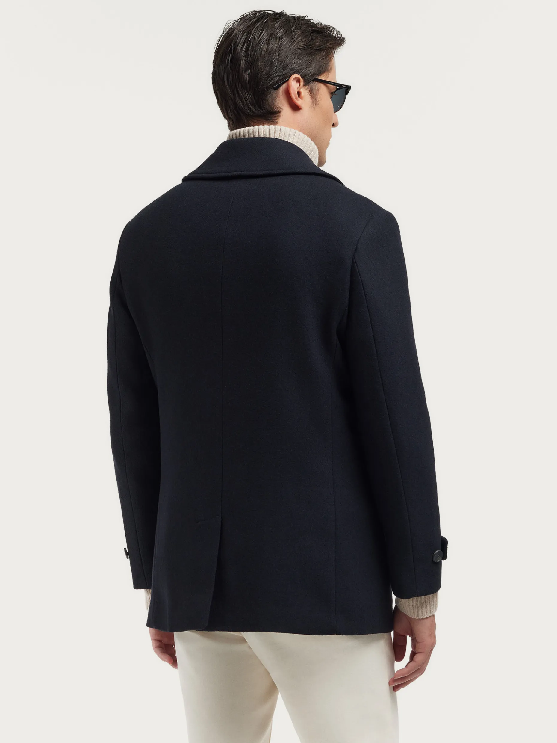 Cappotto Thomas di Alvaro Moreno - Modello Esclusivo Autunno/Inverno 2023, Linea Minimal con Fodera Termica