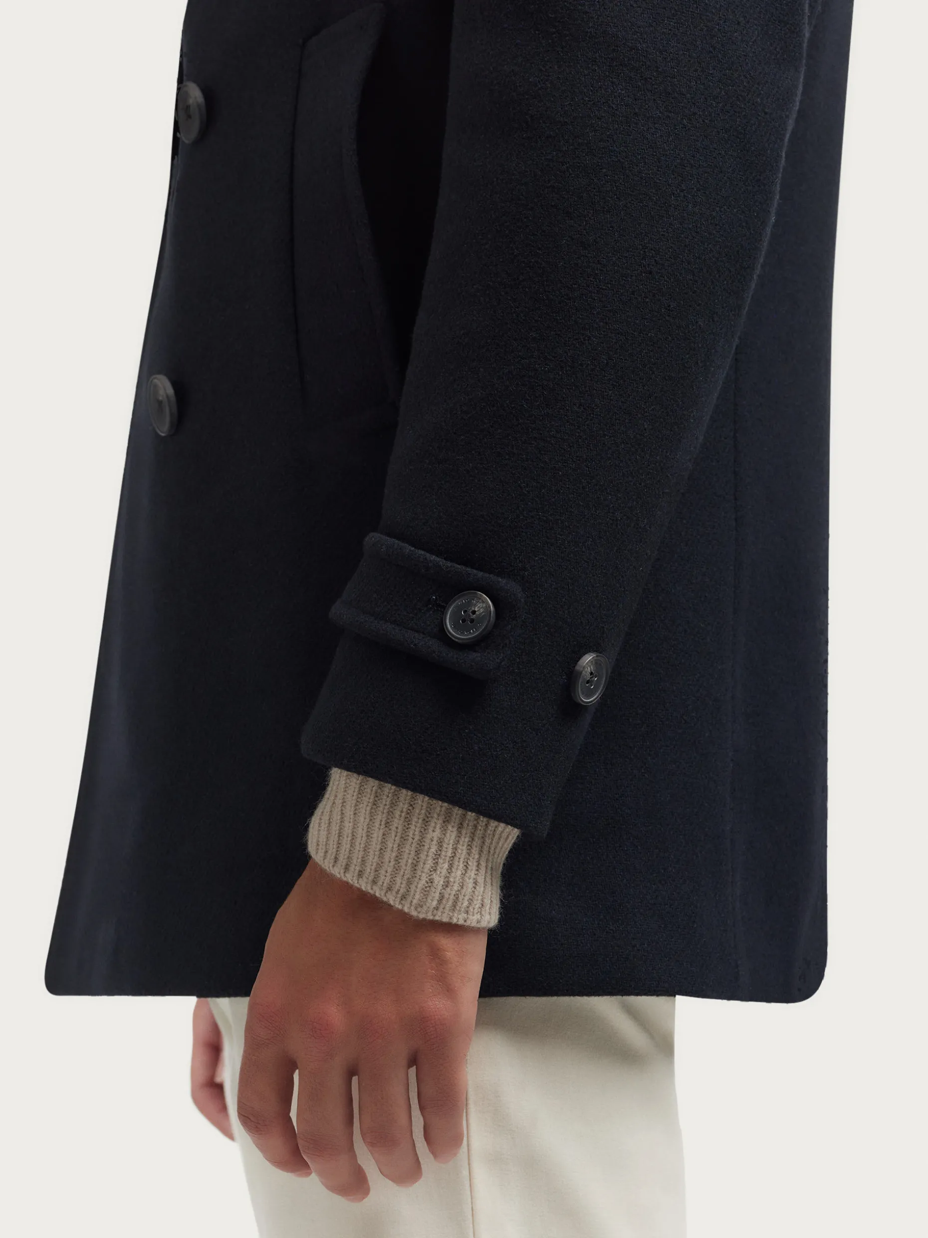 Cappotto Thomas di Alvaro Moreno - Modello Esclusivo Autunno/Inverno 2023, Linea Minimal con Fodera Termica