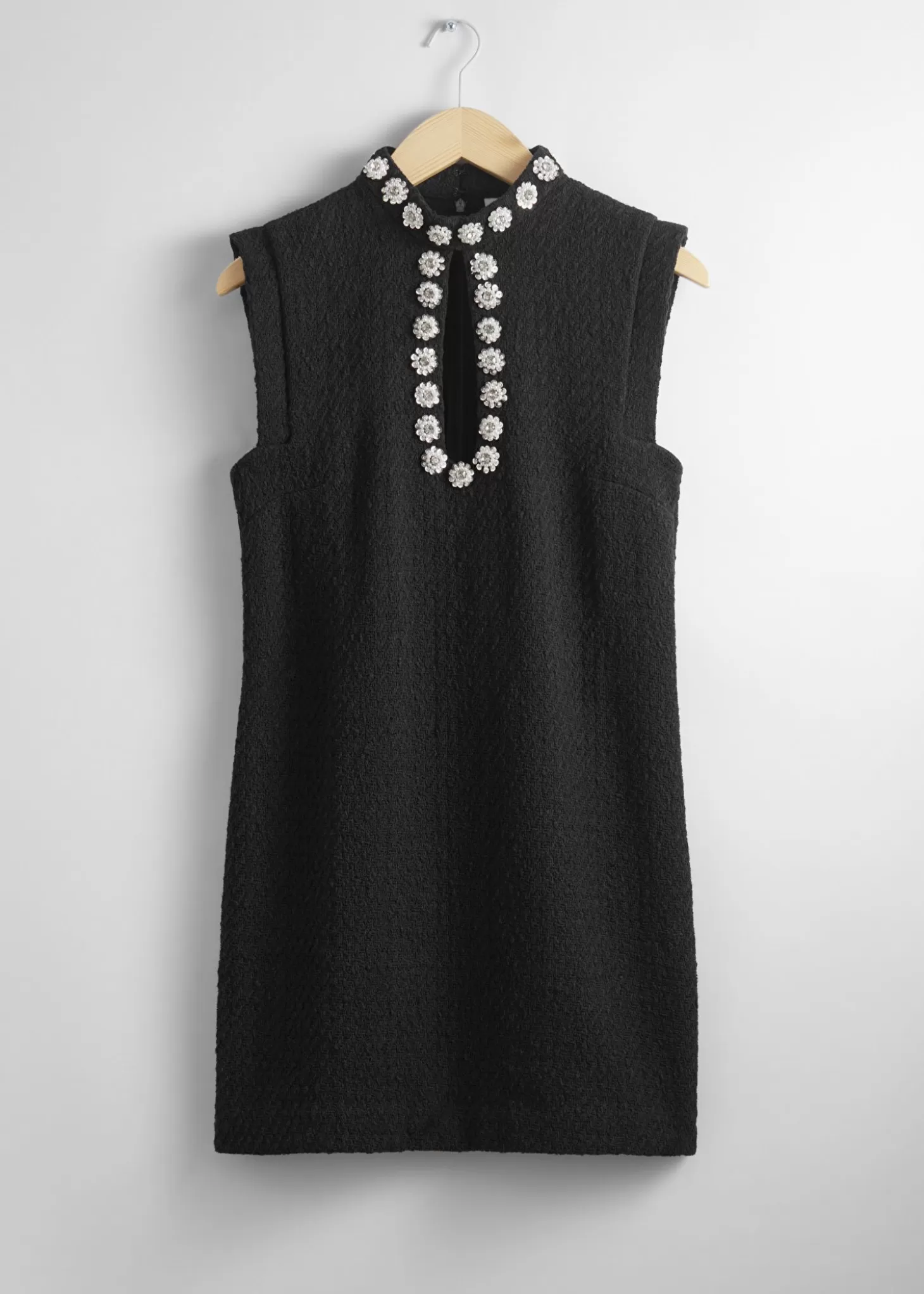 Aermelos Mini Abito Nero con Decorazioni Strass - Edizione Limitata & Other Stories in Offerta