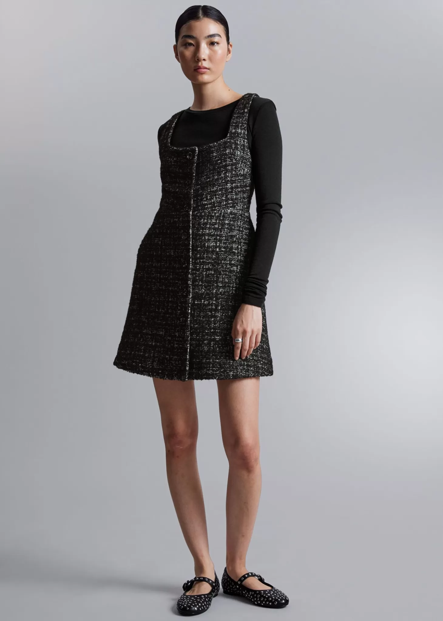 Miniabito in Tweed Nero & Other Stories - Modello Aermelos, Scelta Preferita