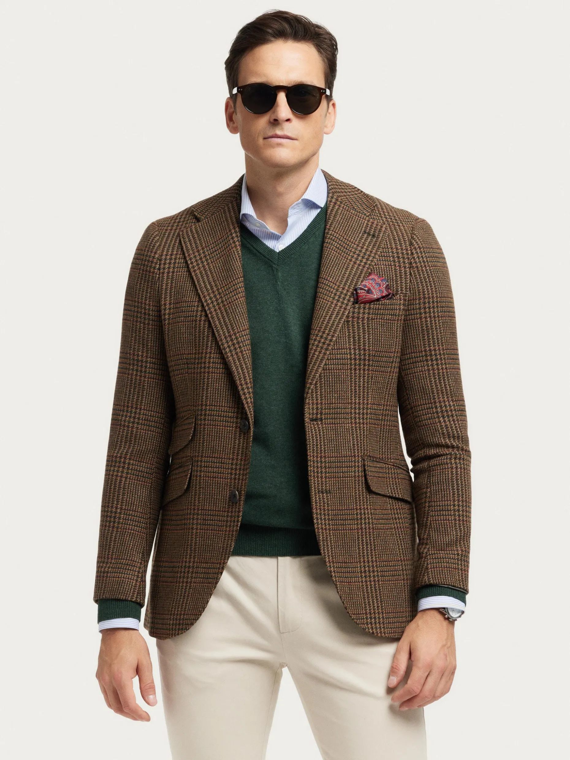Alvaro Moreno - Giacca Americana Stile Casual Thomas Twist, Colore Marrone Scuro, Prezzo Accessibile