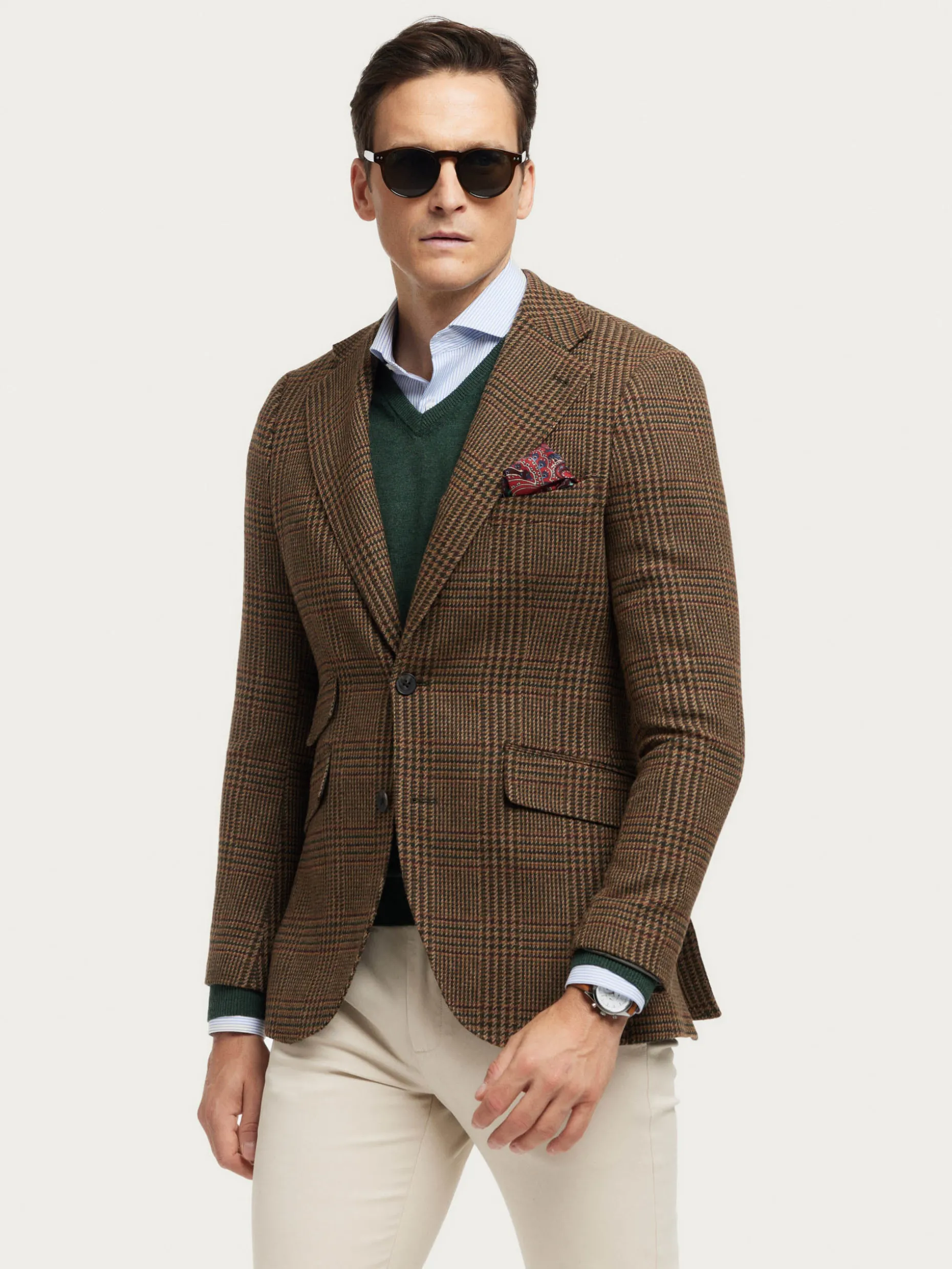 Alvaro Moreno - Giacca Americana Stile Casual Thomas Twist, Colore Marrone Scuro, Prezzo Accessibile