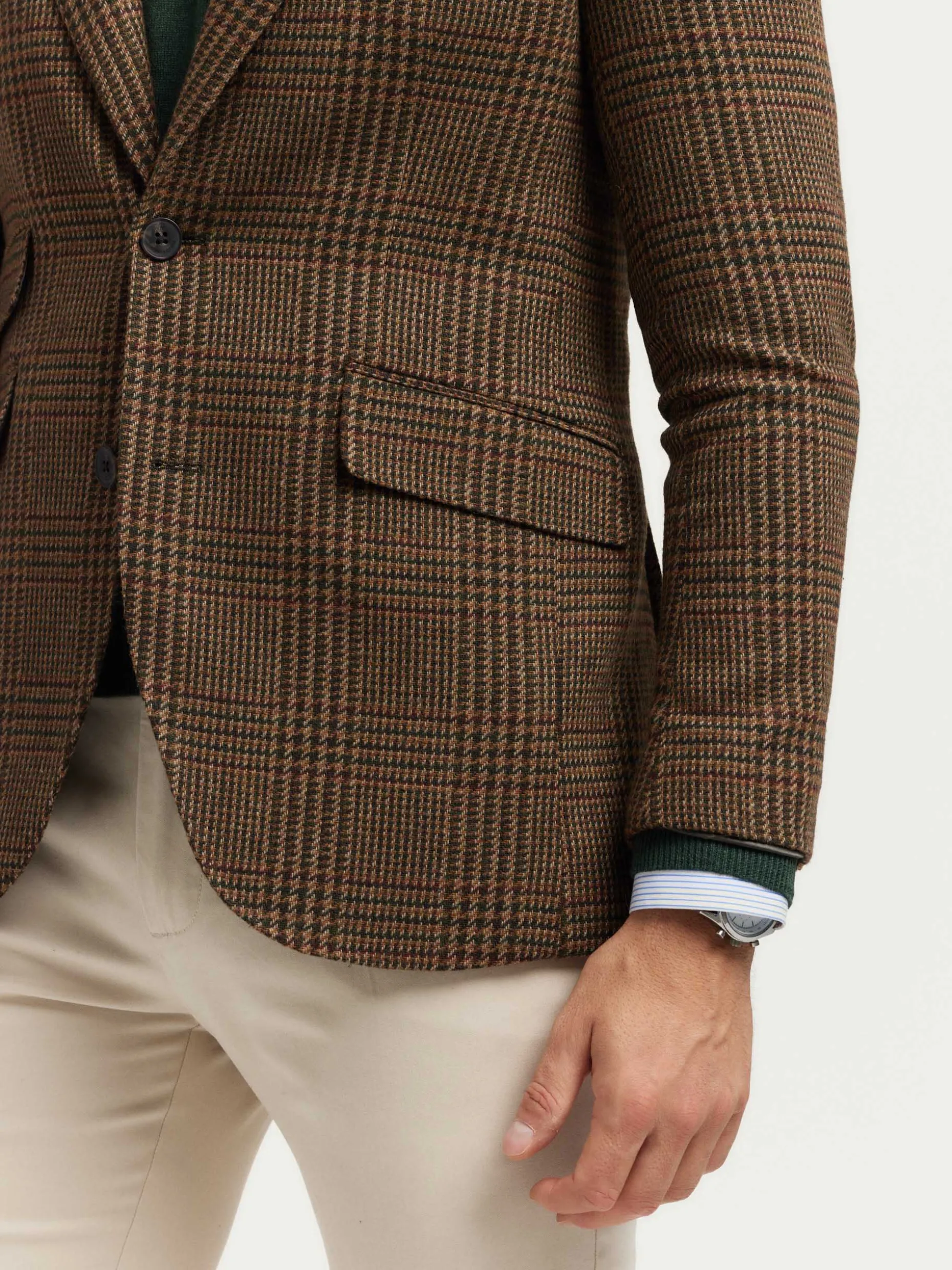 Alvaro Moreno - Giacca Americana Stile Casual Thomas Twist, Colore Marrone Scuro, Prezzo Accessibile