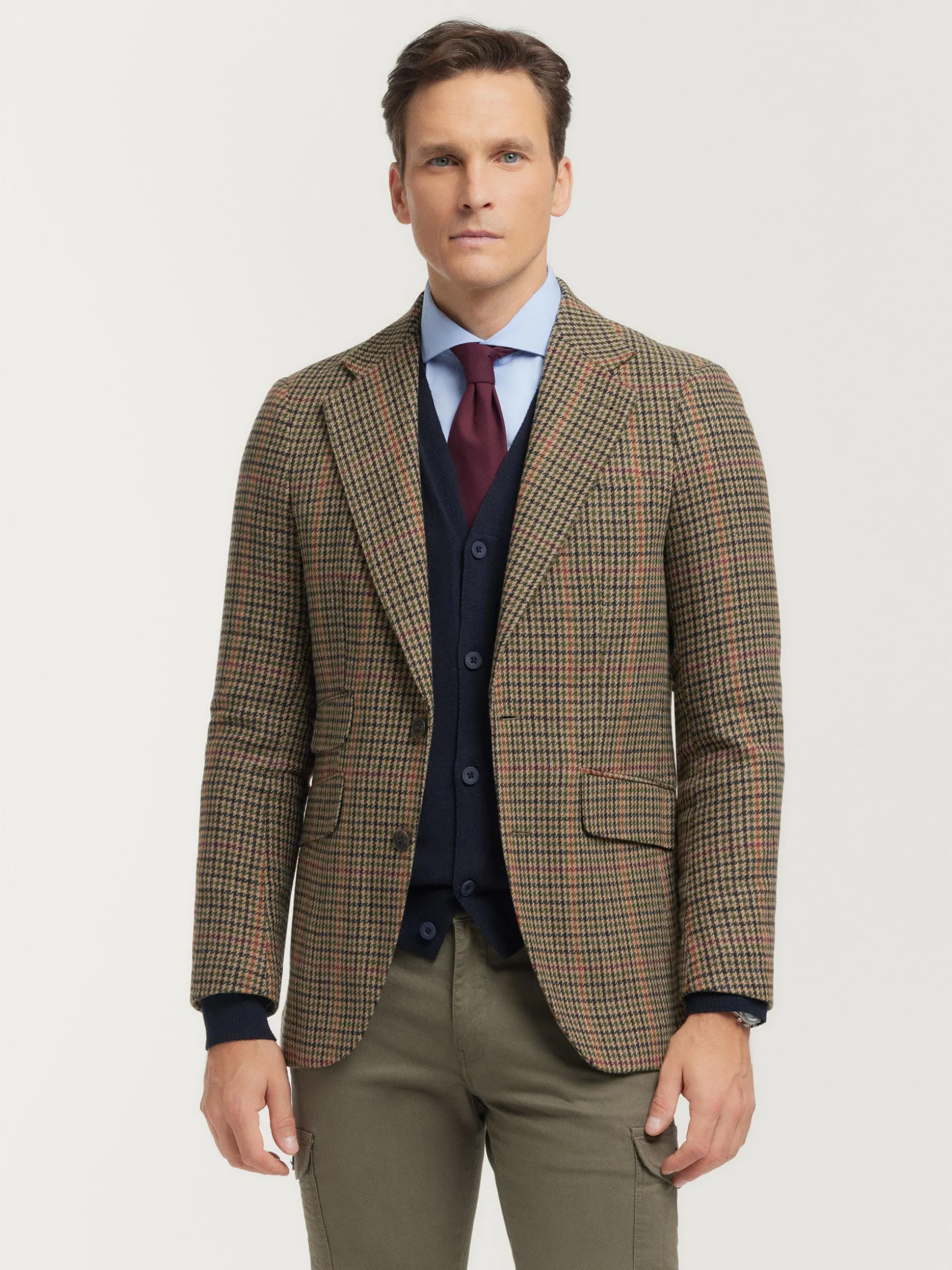 Giacca Classica Henry Twist in Tessuto Elasticizzato - Design Esclusivo di Alvaro Moreno Moda