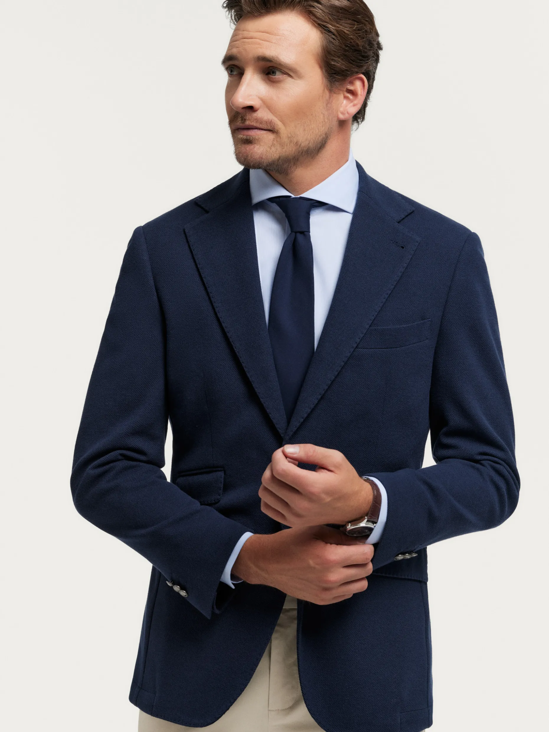 Struttura Sartoriale Americana - Giacca Elegante con Punto Righe by Alvaro Moreno Design