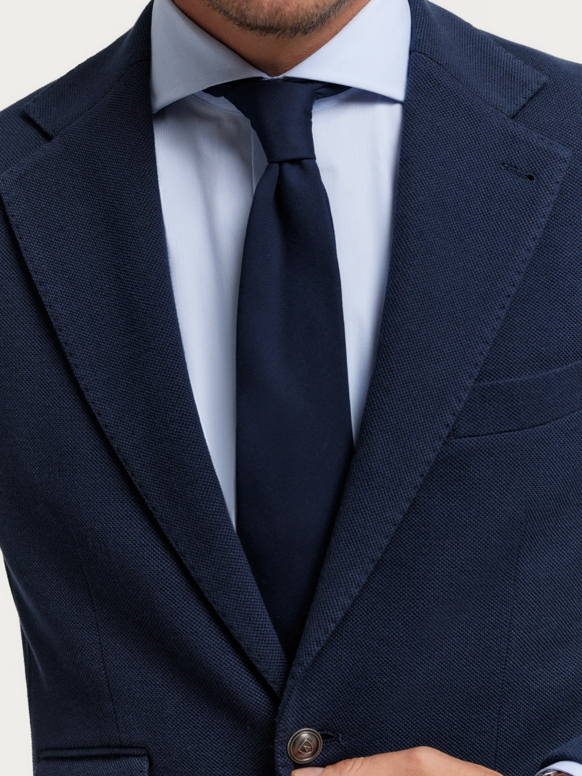 Struttura Sartoriale Americana - Giacca Elegante con Punto Righe by Alvaro Moreno Design