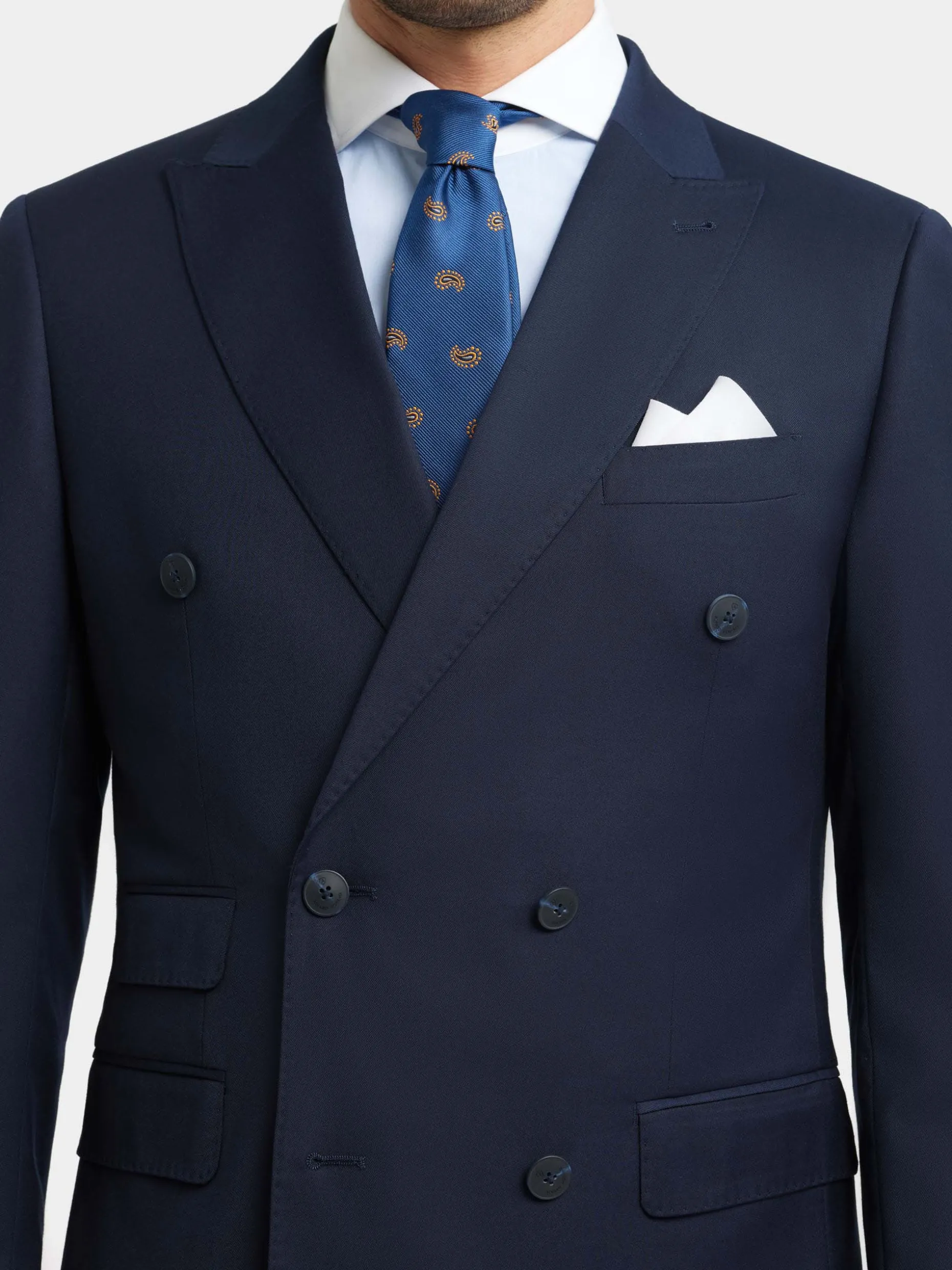 Abito Uomo in Twill Incrociato - Stile Classico di Alvaro Moreno Collection
