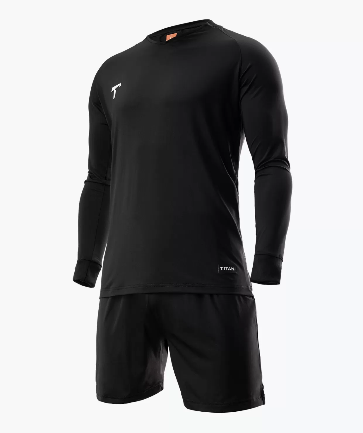 Felpa Portiere Titan Nero Unisex + T-Shirt & Shorts Sportivi Essential - Abbigliamento Sportivo Comfort