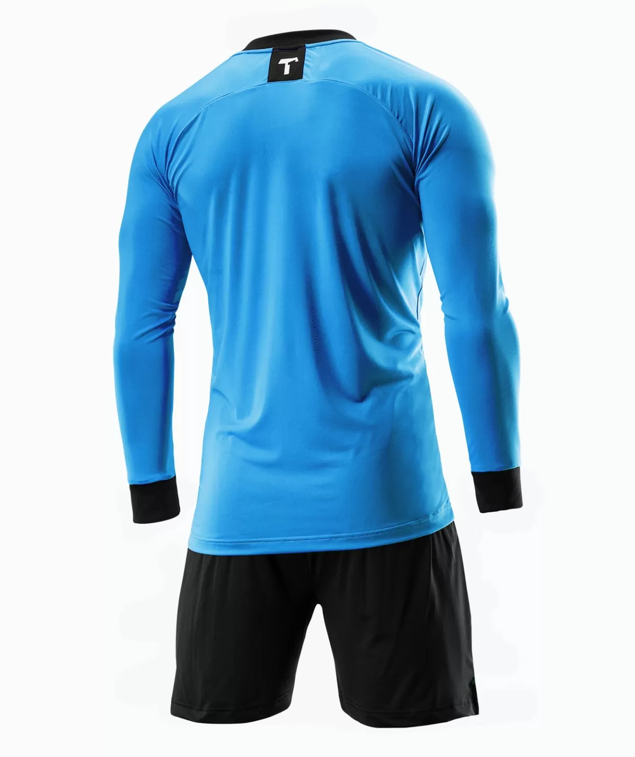 Maglia e Pantaloncini Sportivi T1TAN - Felpa Portiere con Cappuccio in Tonalità Blu Elettrico