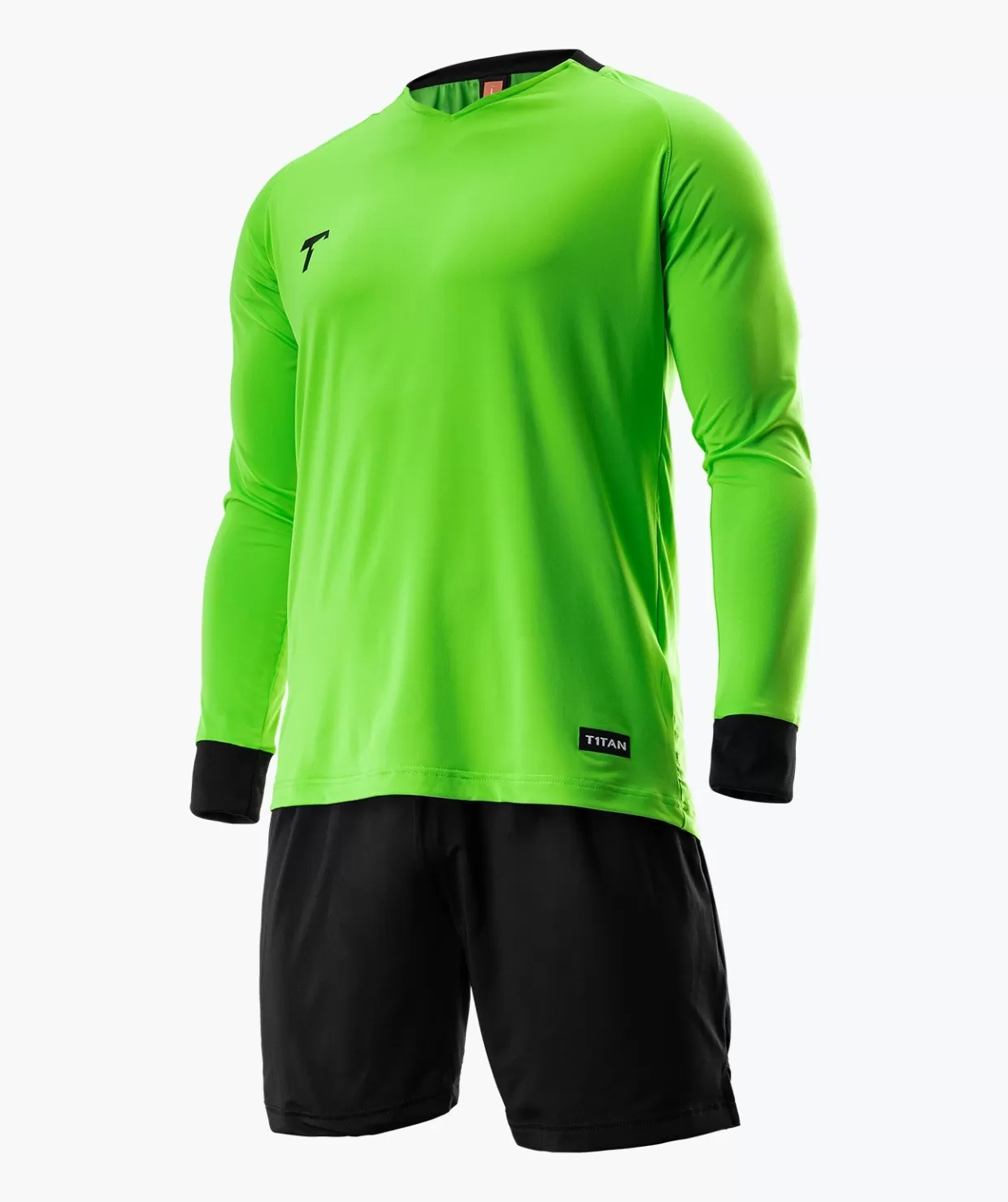 Felpa Portiere Verde T1-TAN - T-Shirt e Short Sportivo, Design Confortevole per Allenamenti Dinamici