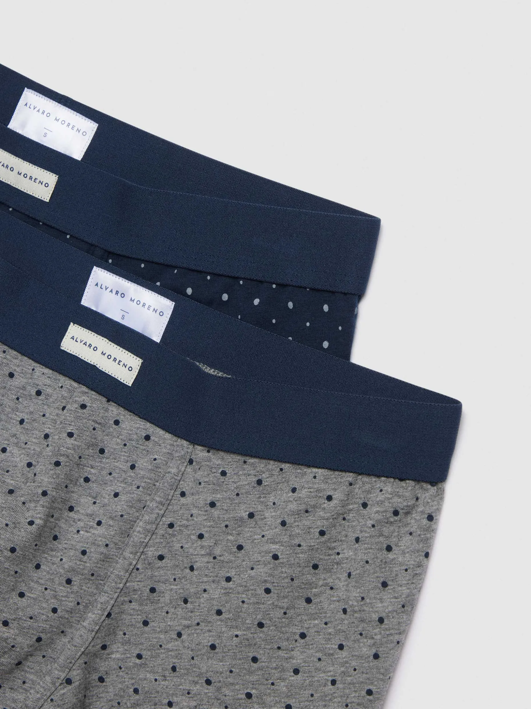 Calzoncini Boxer Uomo Con Stampa a Puntini - Design Esclusivo di Alvaro Moreno | Modello Sportivo Comodo e Leggero