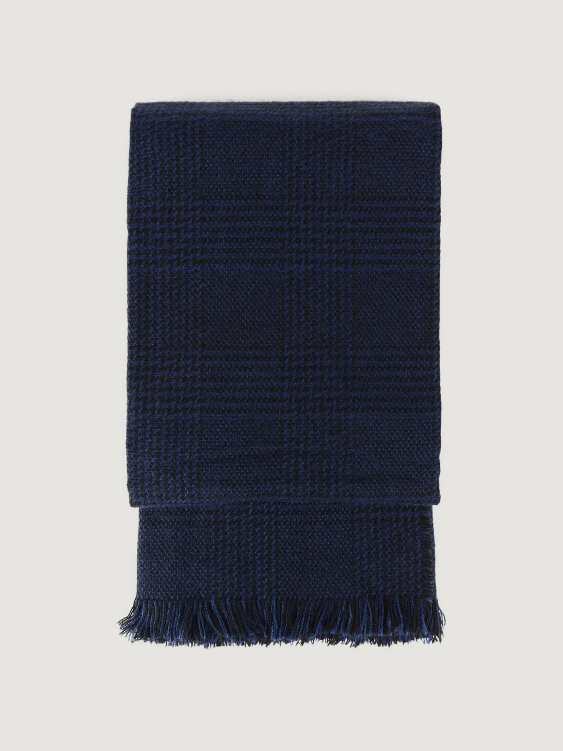 Sciarpa Uomo in Lana Quadretti Classici - Firma di Álvaro Moreno, Elegante e Morbida Accessorio Stilato Autunno/Inverno