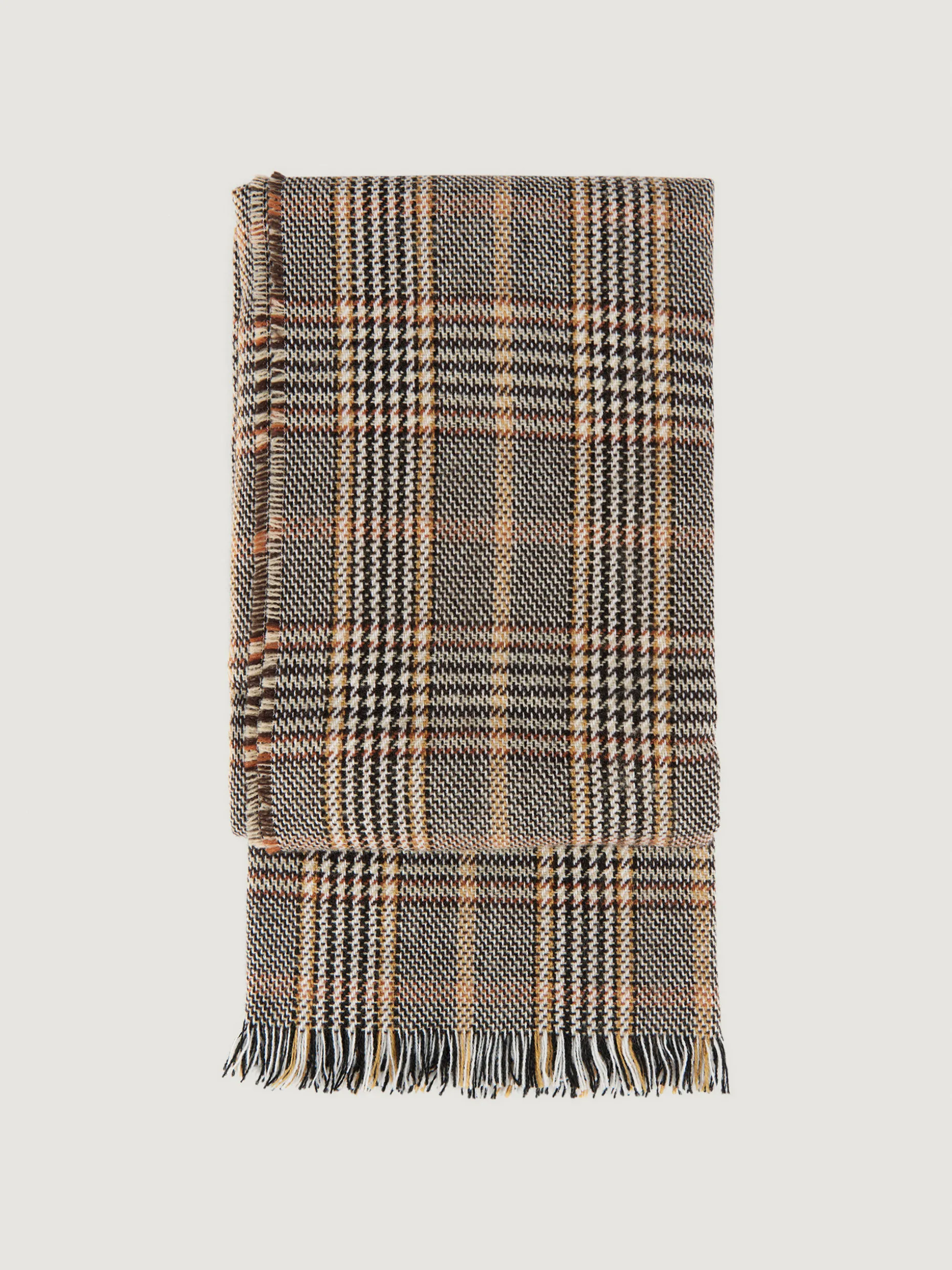 Elegante Sciarpa A Righe in Tweed - Collezione Saldi Estivi di Alvaro Moreno | Accessorio Unisex con Motivo Quadretti Vintage