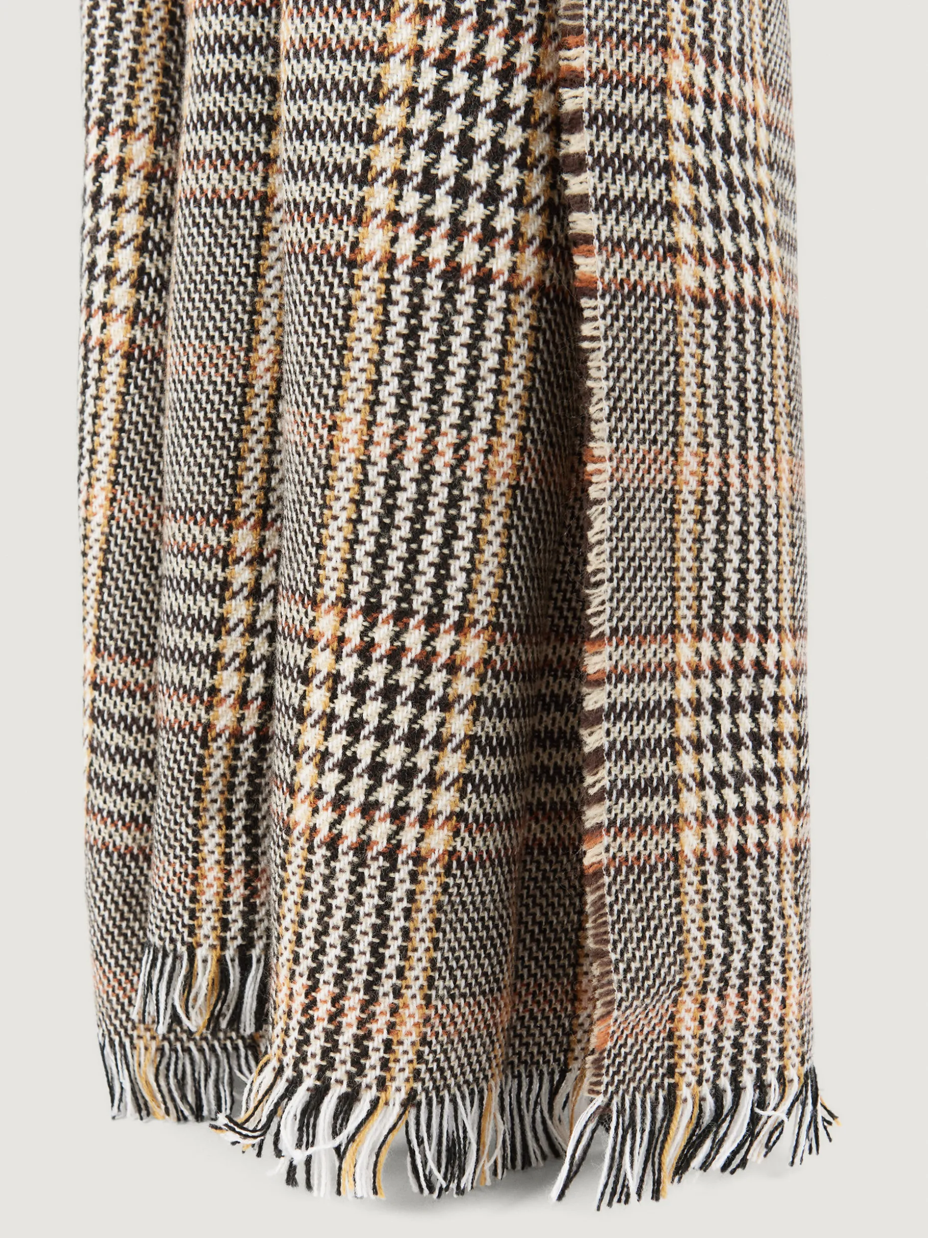 Elegante Sciarpa A Righe in Tweed - Collezione Saldi Estivi di Alvaro Moreno | Accessorio Unisex con Motivo Quadretti Vintage