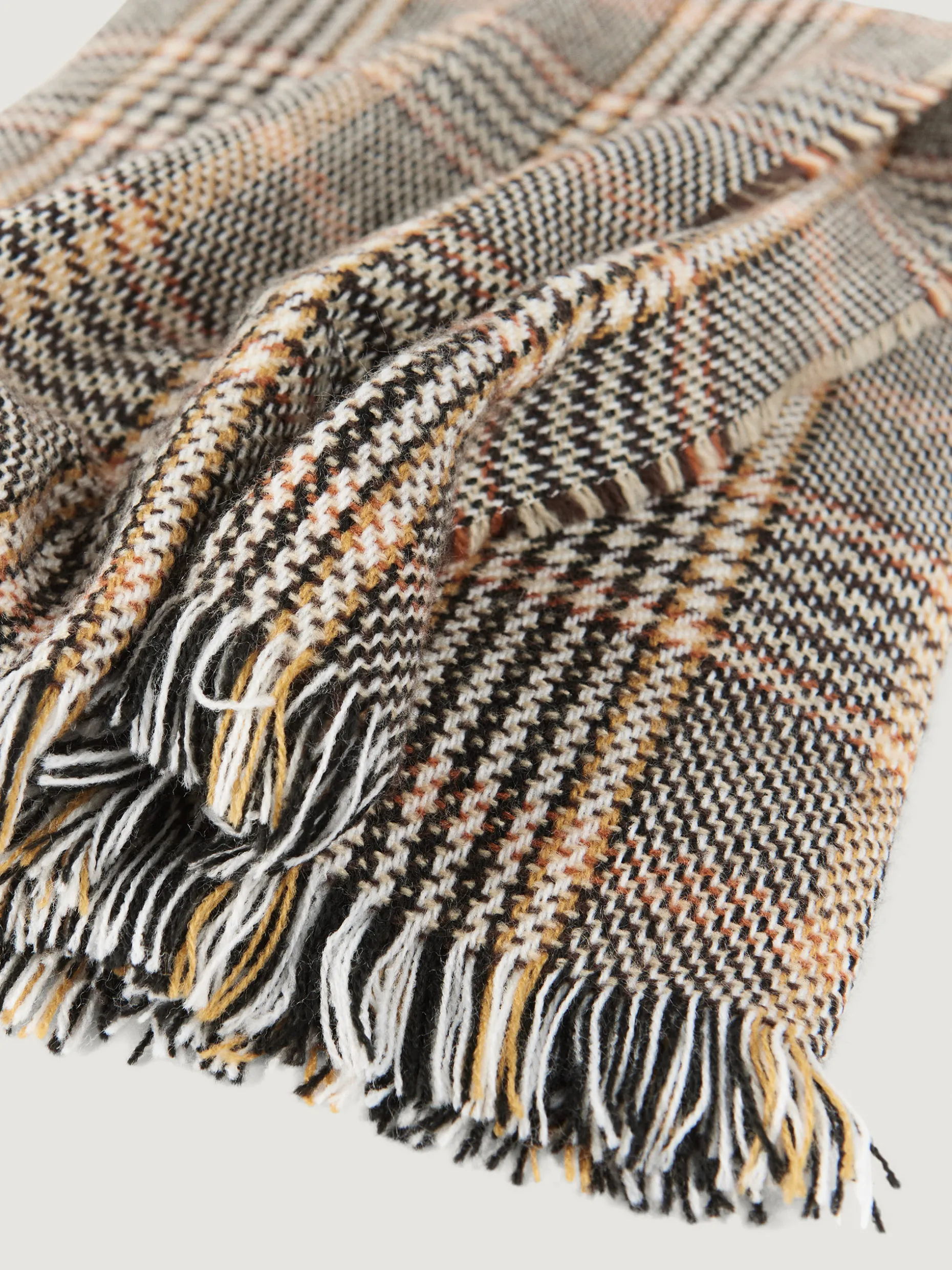 Elegante Sciarpa A Righe in Tweed - Collezione Saldi Estivi di Alvaro Moreno | Accessorio Unisex con Motivo Quadretti Vintage