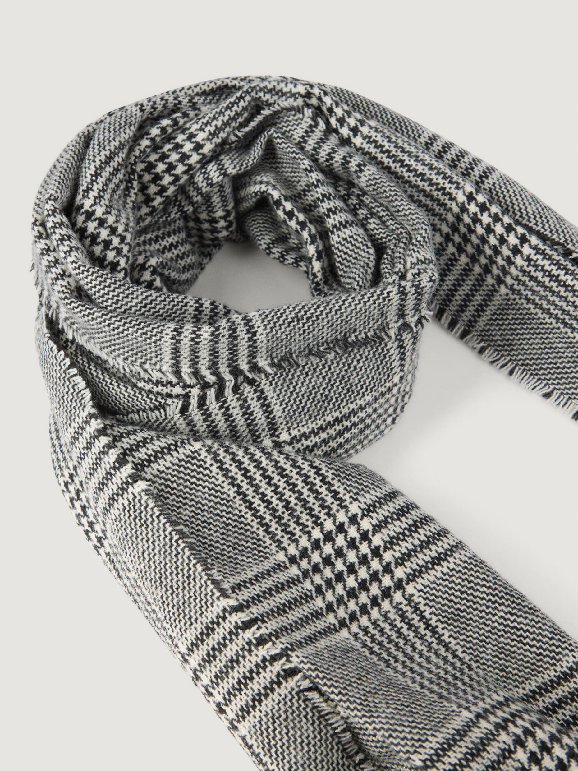 BUFANDA MODA UOMO: Collezione Esclusiva Alvaro Moreno - Offerta Lampo con Stampa Checkerboard (Scorte Limitati)