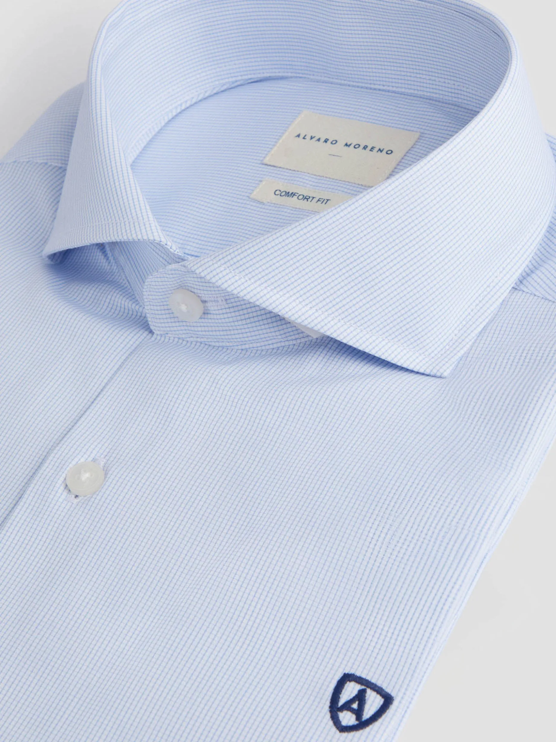 CAMISA MORBIDA IN TESSUTO A QUADRI - LINEA ALVARO MORENO PER COMFORT TUTTOGIORNO