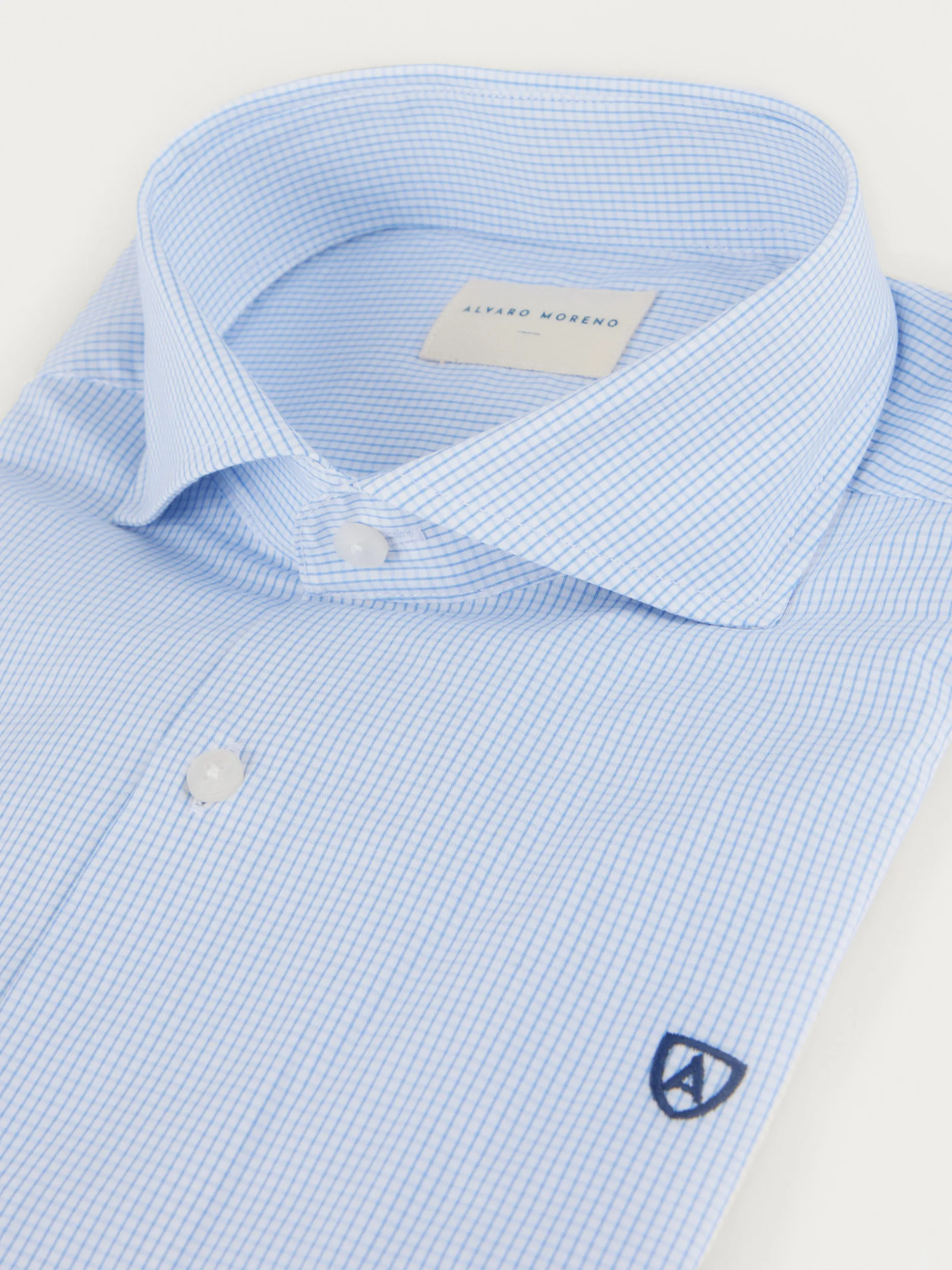 Camicia Ultra Confort Stampa Microquadri - Edizione Limitata Alvaro Moreno (Promozione Flash)
