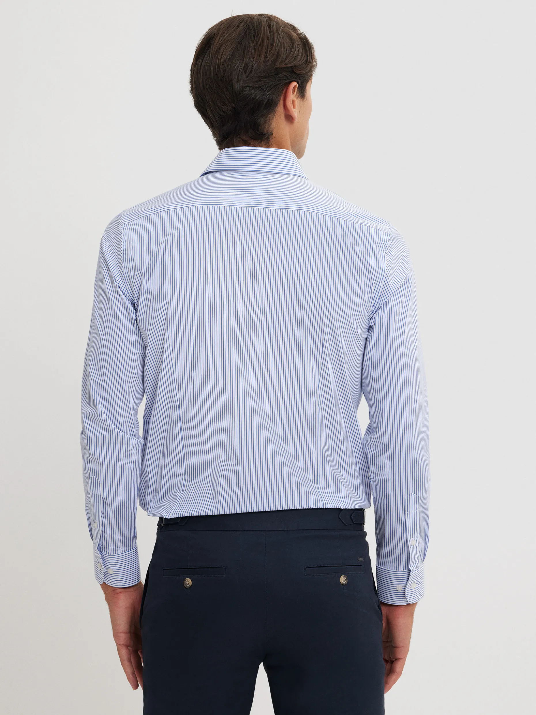 Camicia Uomo Righe Morbida - Sconto Alvaro Moreno | Tessuto Traspirante per Stagione Estiva