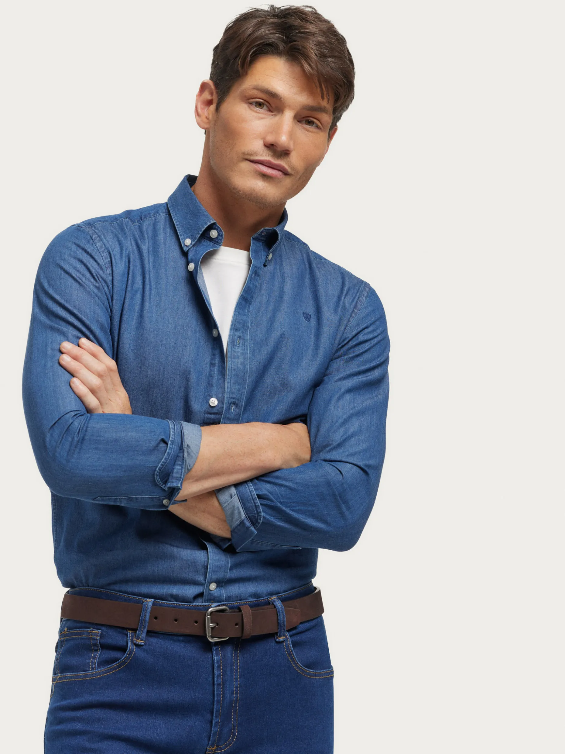 Camicia Jeans con Bottoni Alvaro Moreno - Stile Casual a Prezzo Accessibile