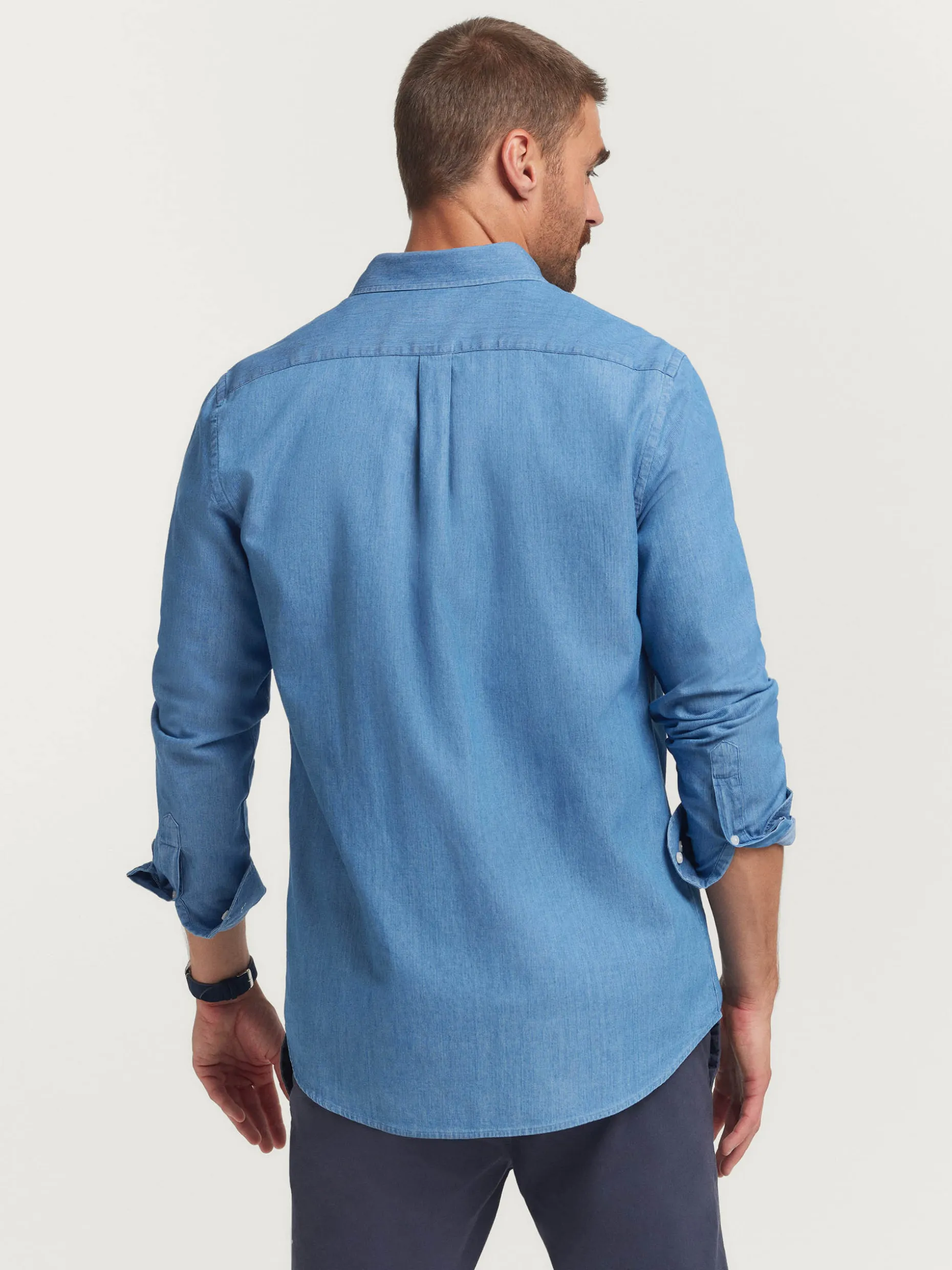Camicia in Denim con Ricami Canutillo - Design Casual di Alvaro Moreno | Moda Autentica da Outlet