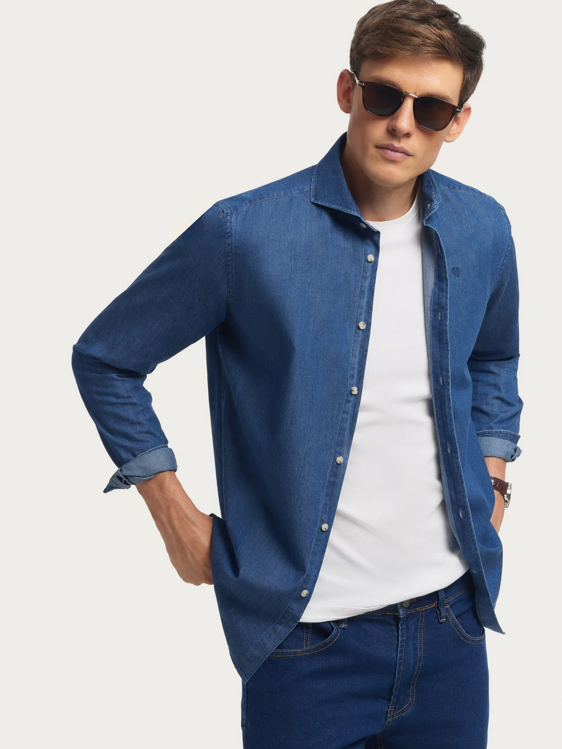 GIACCA JEANS ALVARO MORENO - ESSENTIAL AUTUNNO/INVERNO 2023, TESSUTO RESISTENTE E STILE CASUAL CONFEZIONE PREMIUM A PREZZO COMPETITIVO