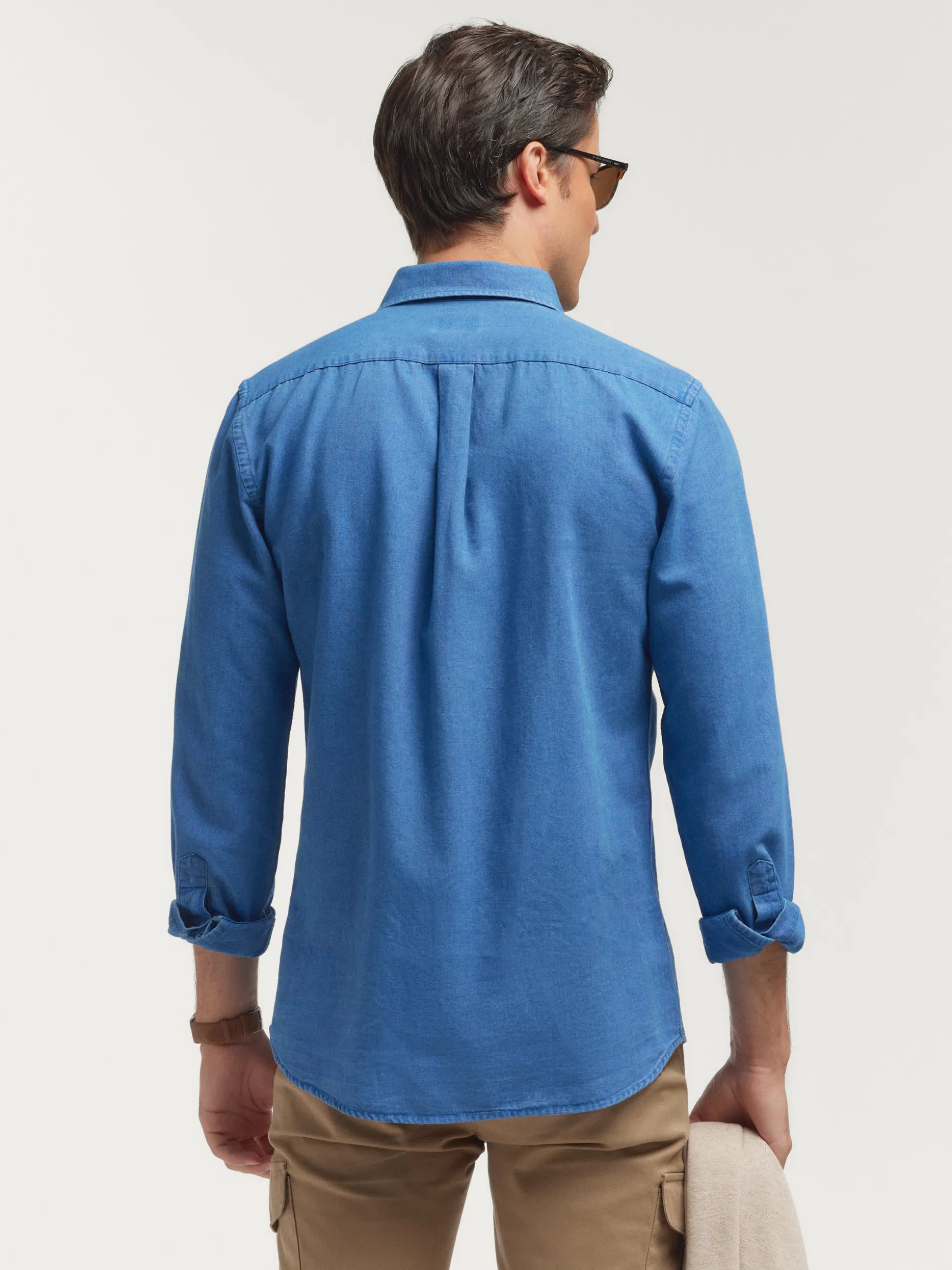 Camicia Denim Oxford - Linea Minimalista Alvaro Moreno Nuova Collezione