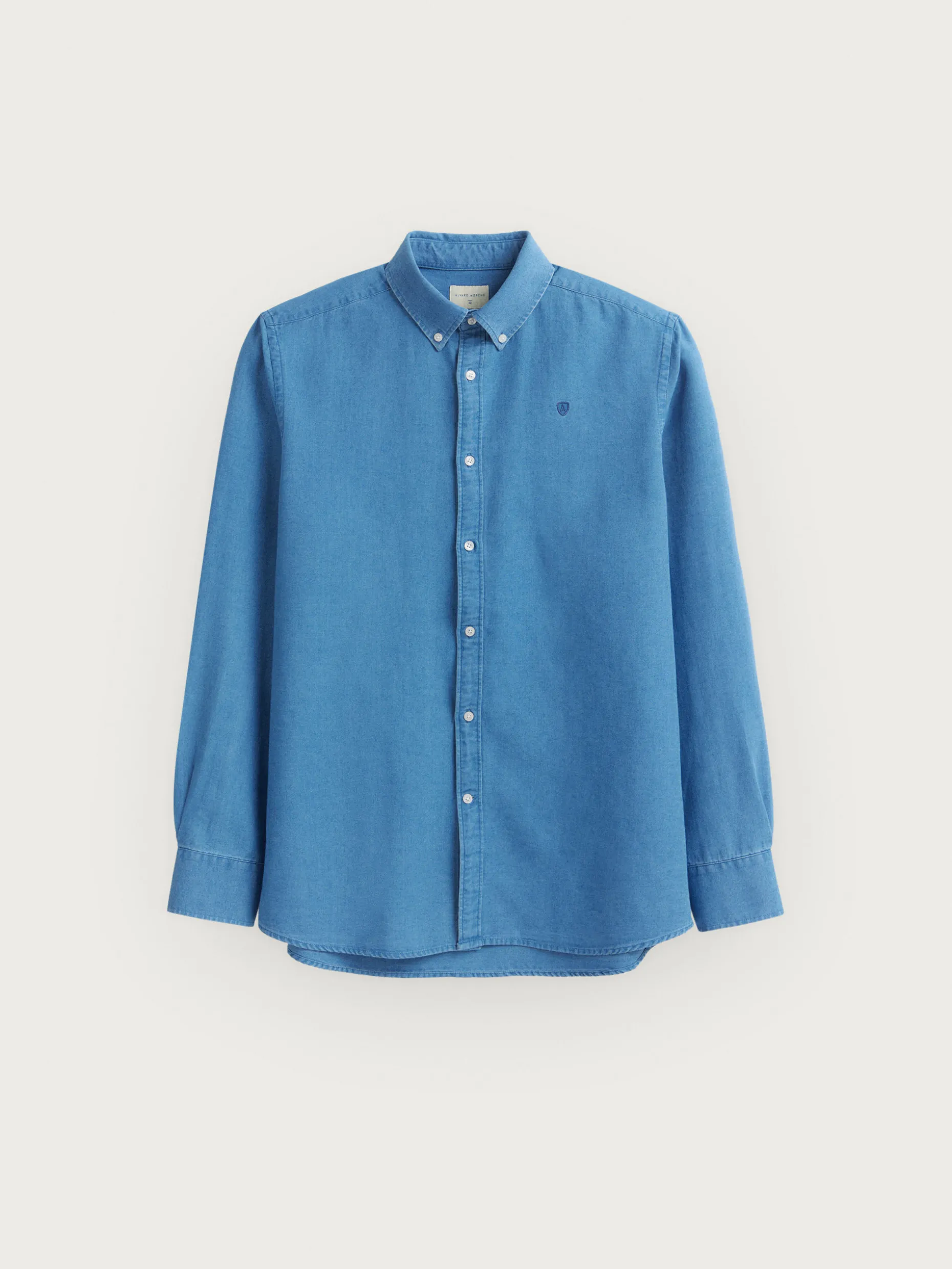 Camicia Denim Oxford - Linea Minimalista Alvaro Moreno Nuova Collezione