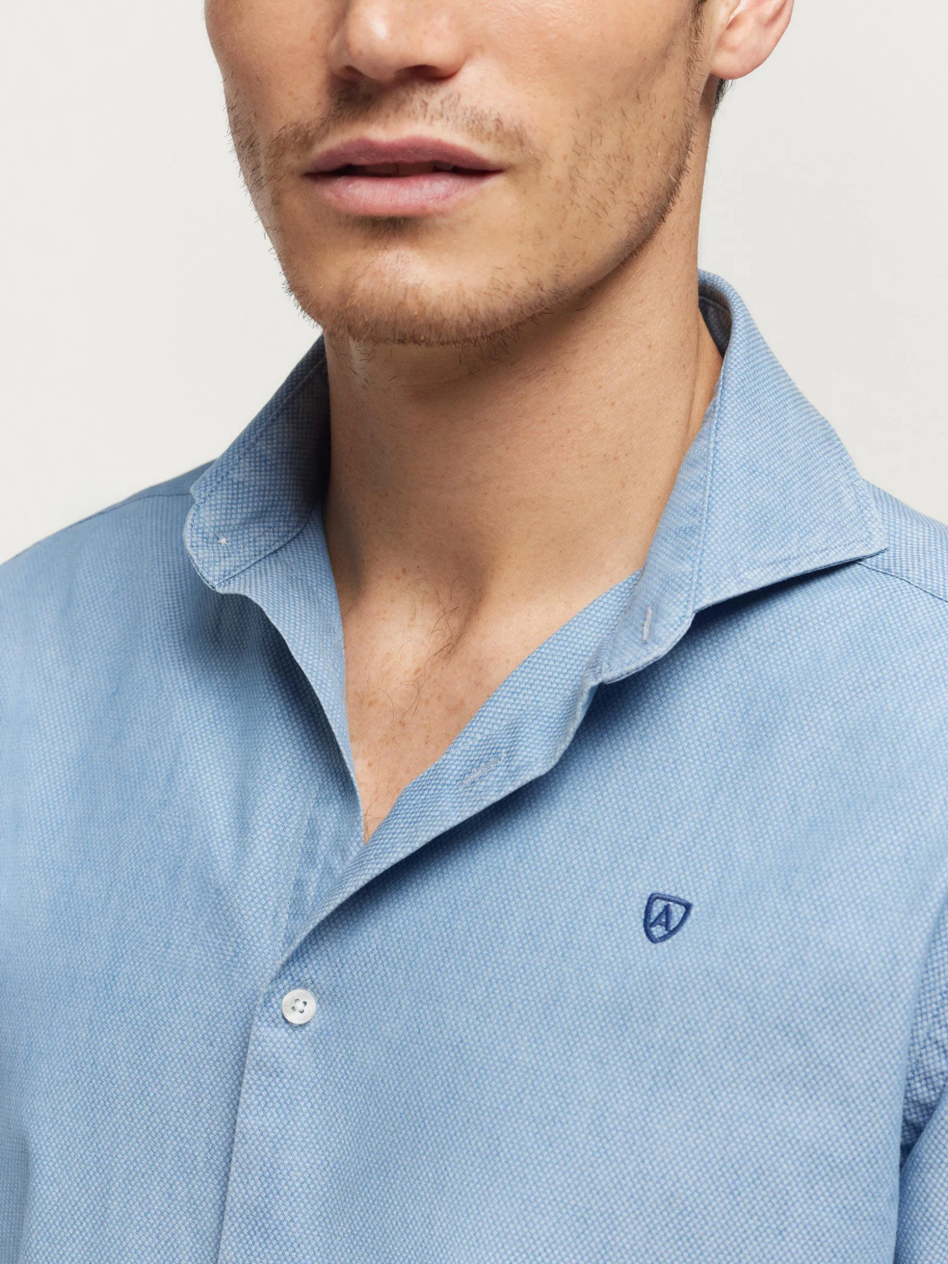 Camicia Jeans Strutturata Alvaro Moreno - Ultime Occasioni in Saldo