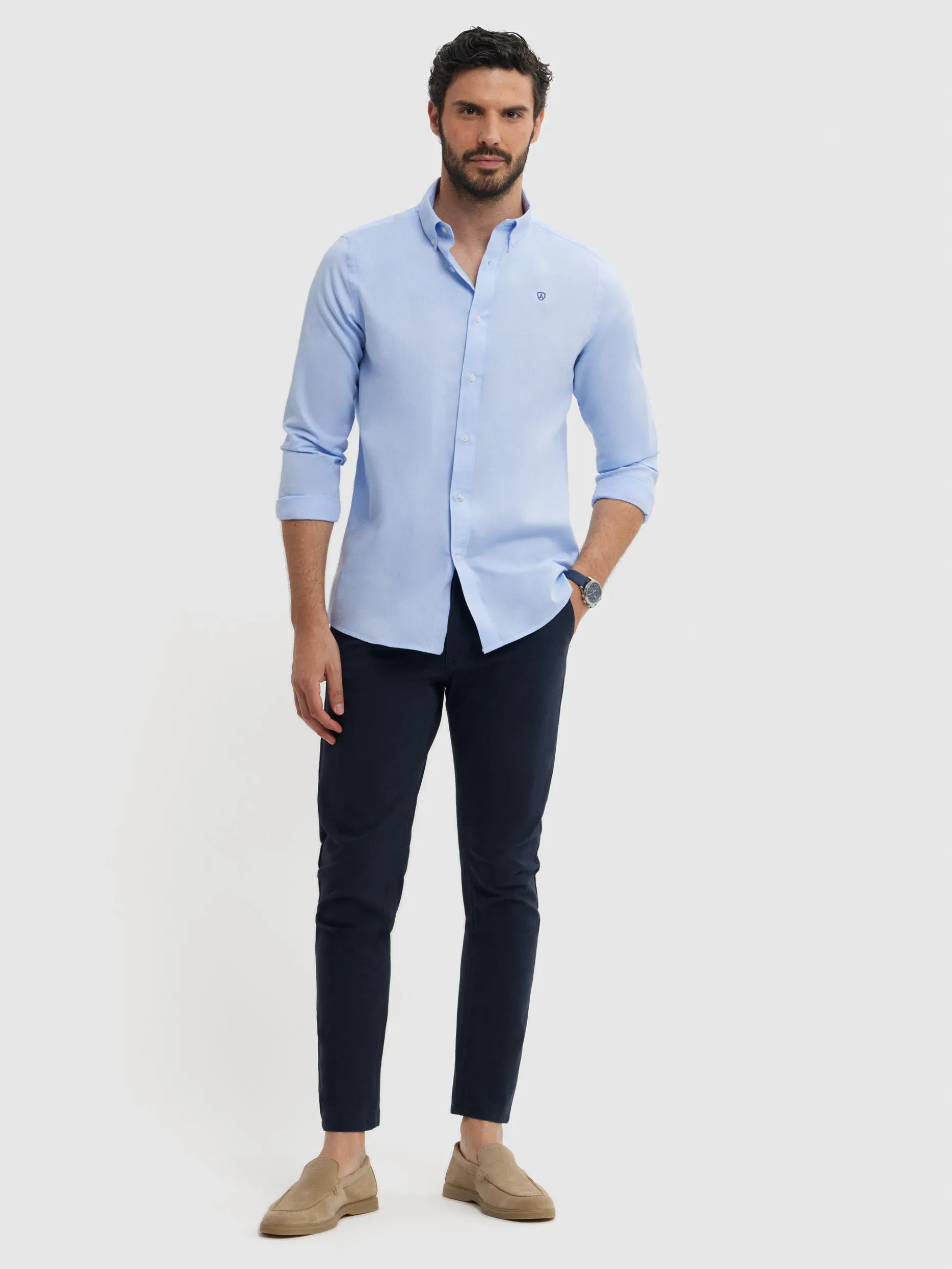 Camicia Uomo Dutton Progettazione Ergonomica - Design Esclusivo Alvaro Moreno, Collezione Limited Edition con Taglio Slim Fit e Conforto Premium per Stile Moderno e Funzionale