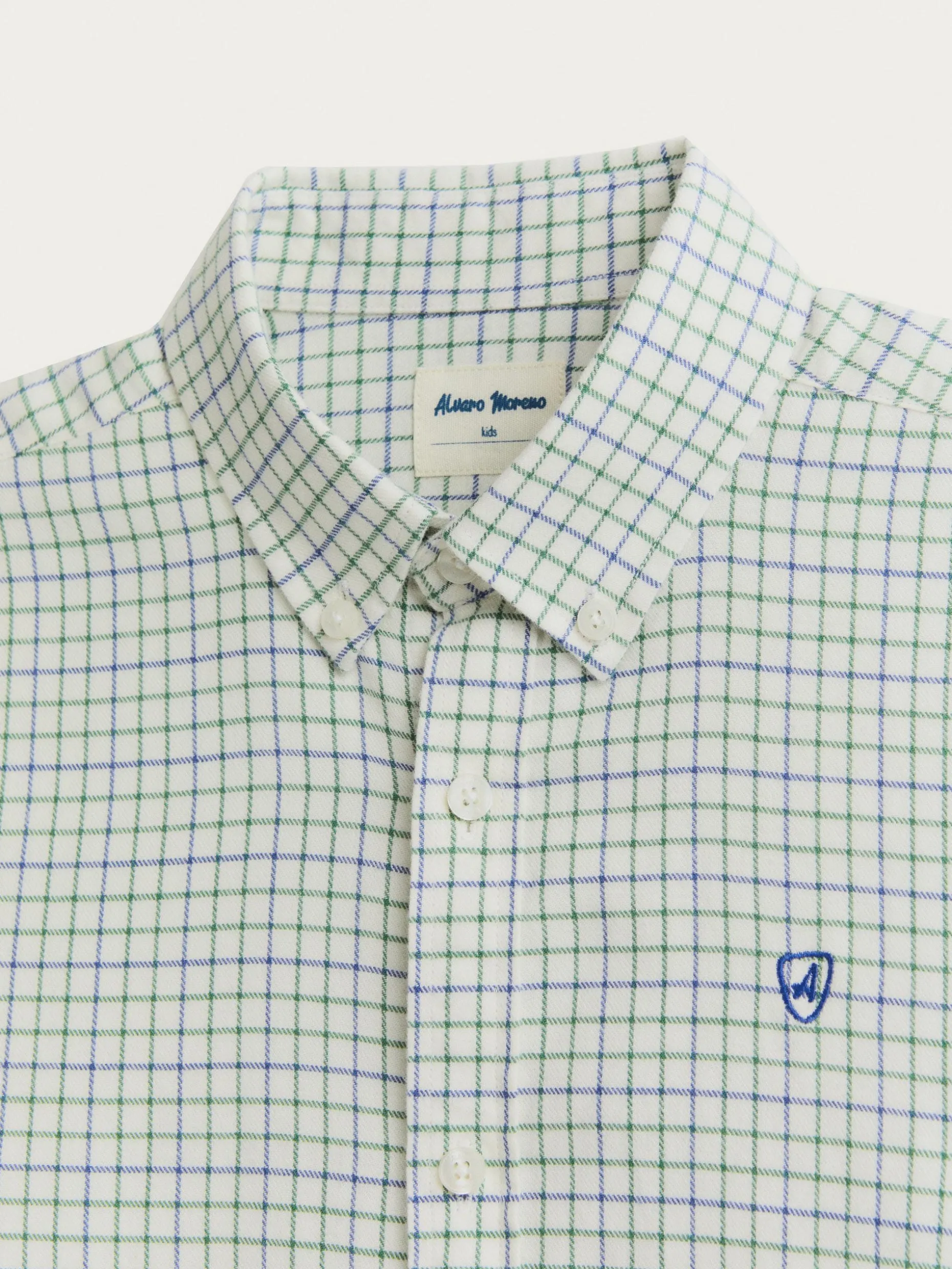 Camicia in Flanella a Quadri per Ragazzi - Alvaro Moreno Saldi