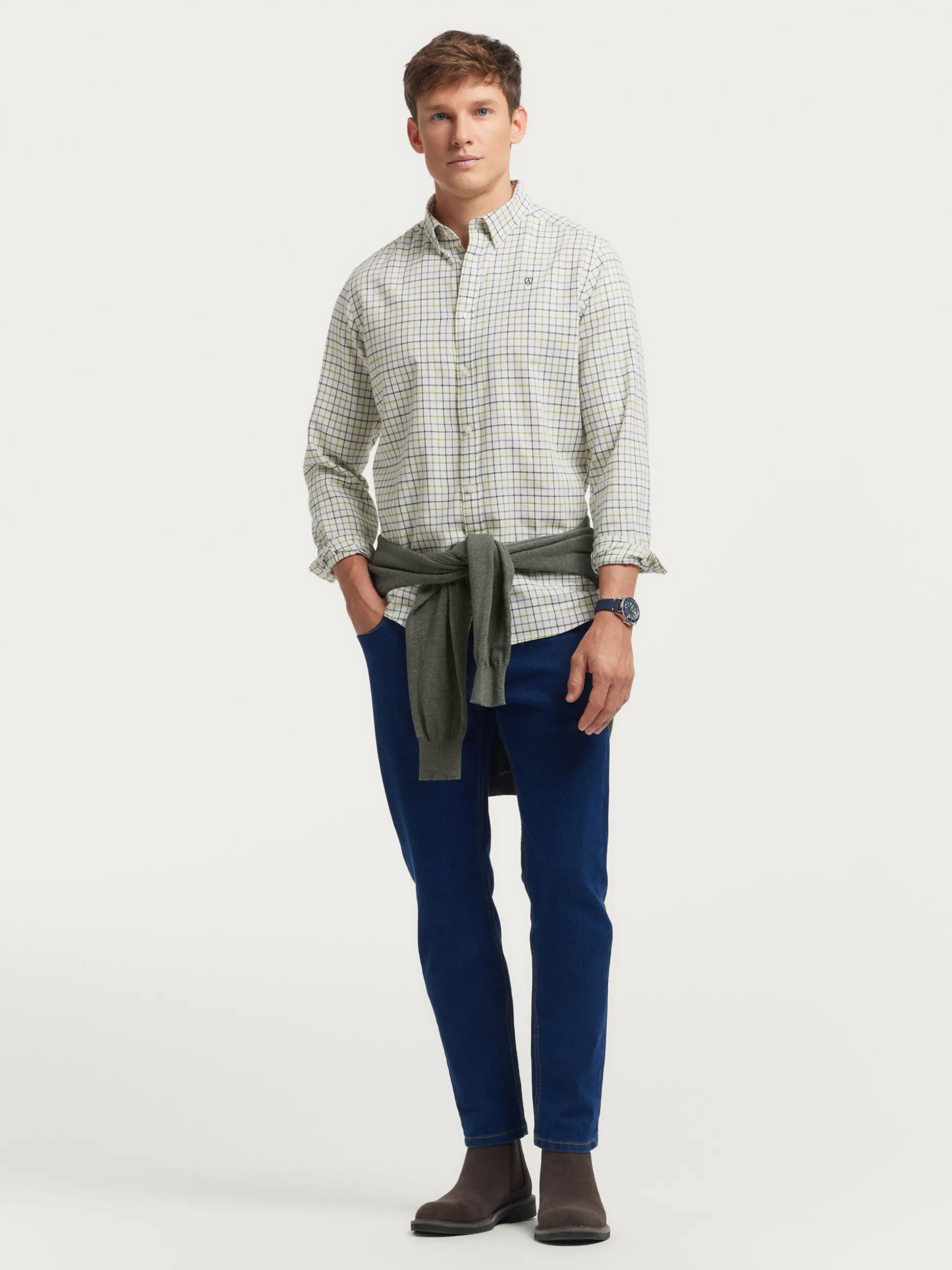 Camicia in Flanella a Quadri - Outlet Alvaro Moreno, Stile Casual e Confortevole