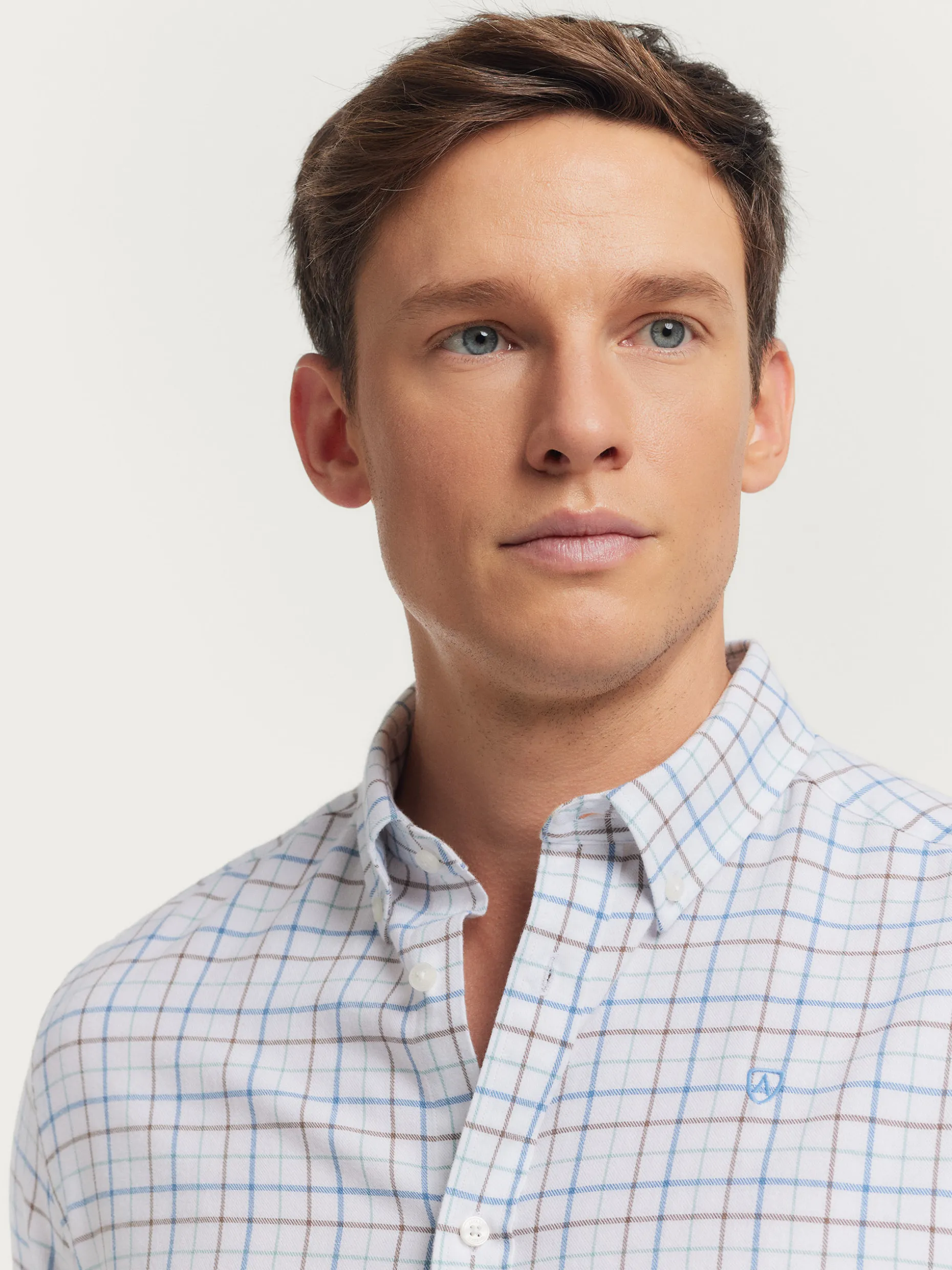 Alvaro Moreno Best - Camicia in Flannel Classico Quadretti con Tessuto Morbido