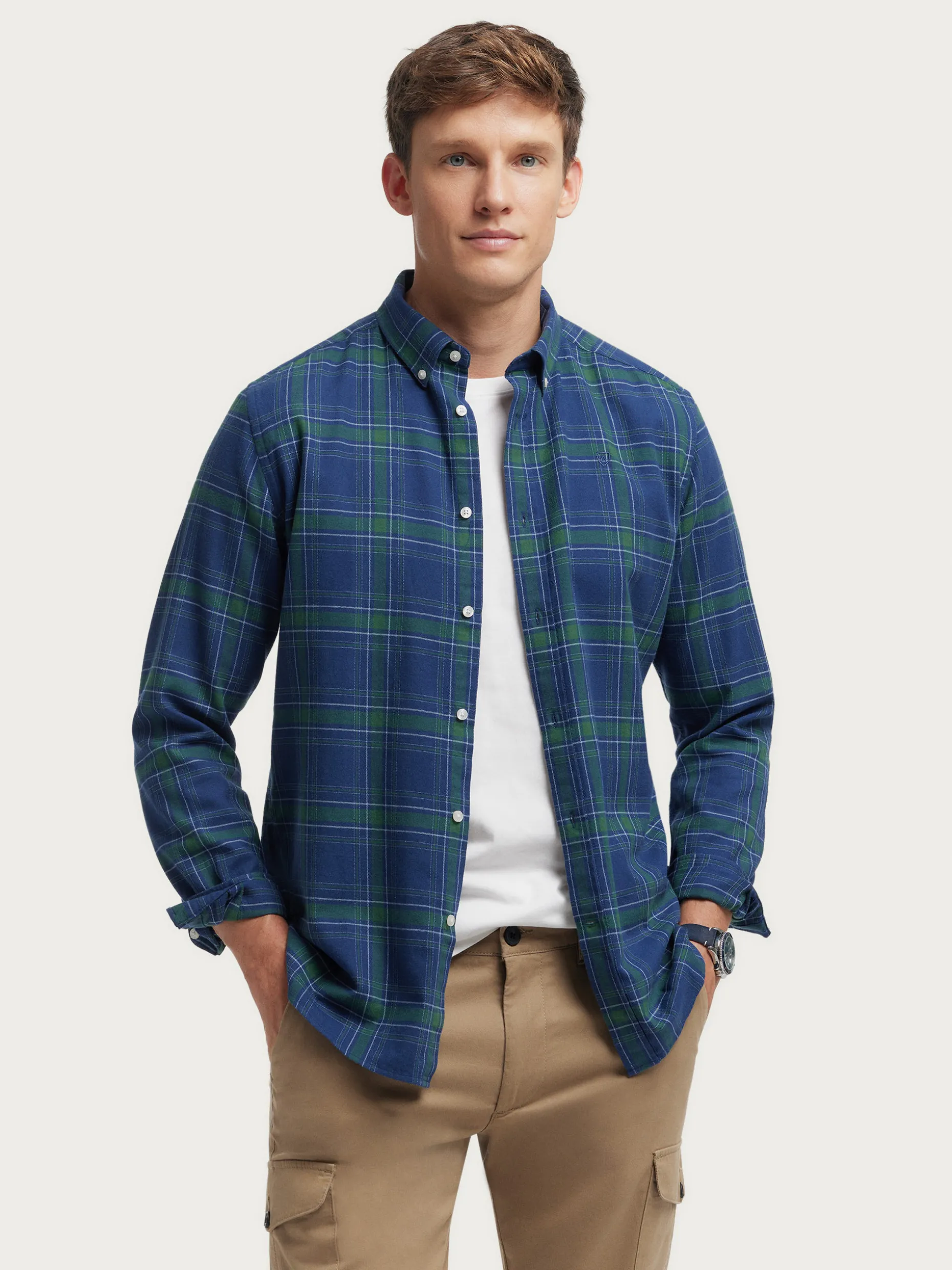 Camicia in Flanella Tartan Elegante - Promozione Imperdibile Alvaro Moreno