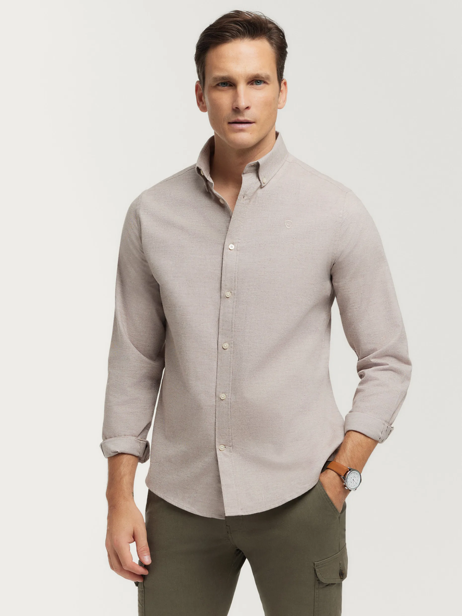 Camicia in Flanella Twill Classica - Tessuto Premium con Confezione Elegante | Ultimi Pezzi Disponibili Alvaro Moreno Promozione