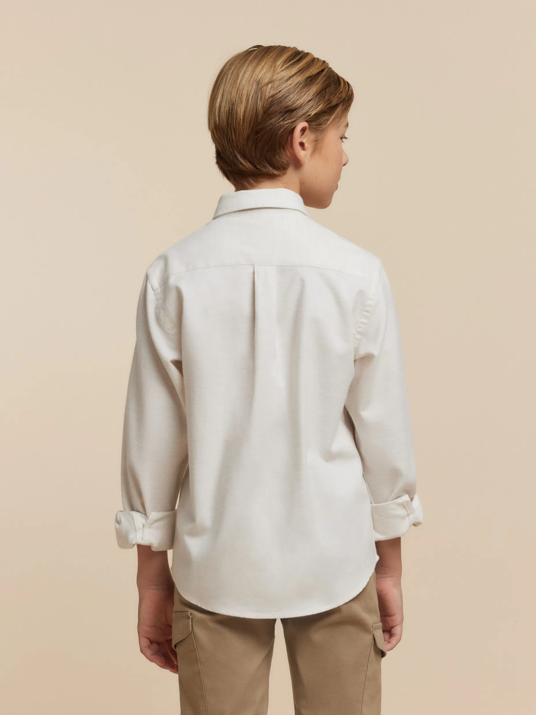 Camicia in Flanella a Spina di Pesce per Ragazzi - Design Classico Alvaro Moreno con Tocco Morbido (Edizione Speciale)