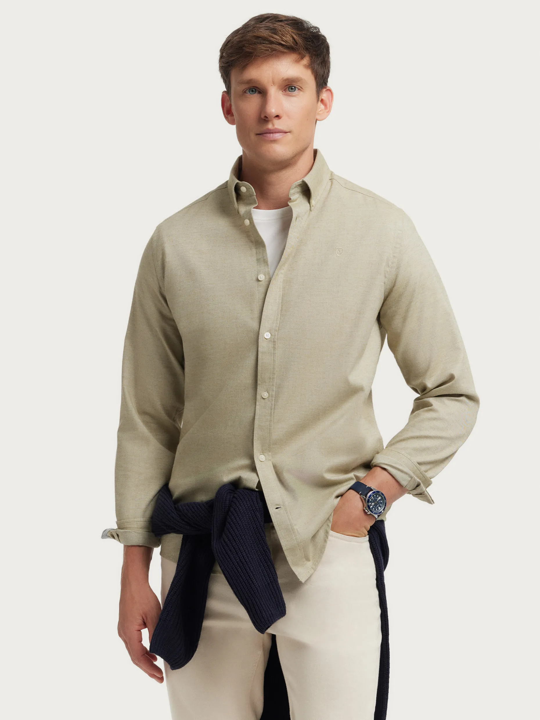Camicia in Flanella Twill Premium | Design Esclusivo di Álvaro Moreno per Comfort Massimo