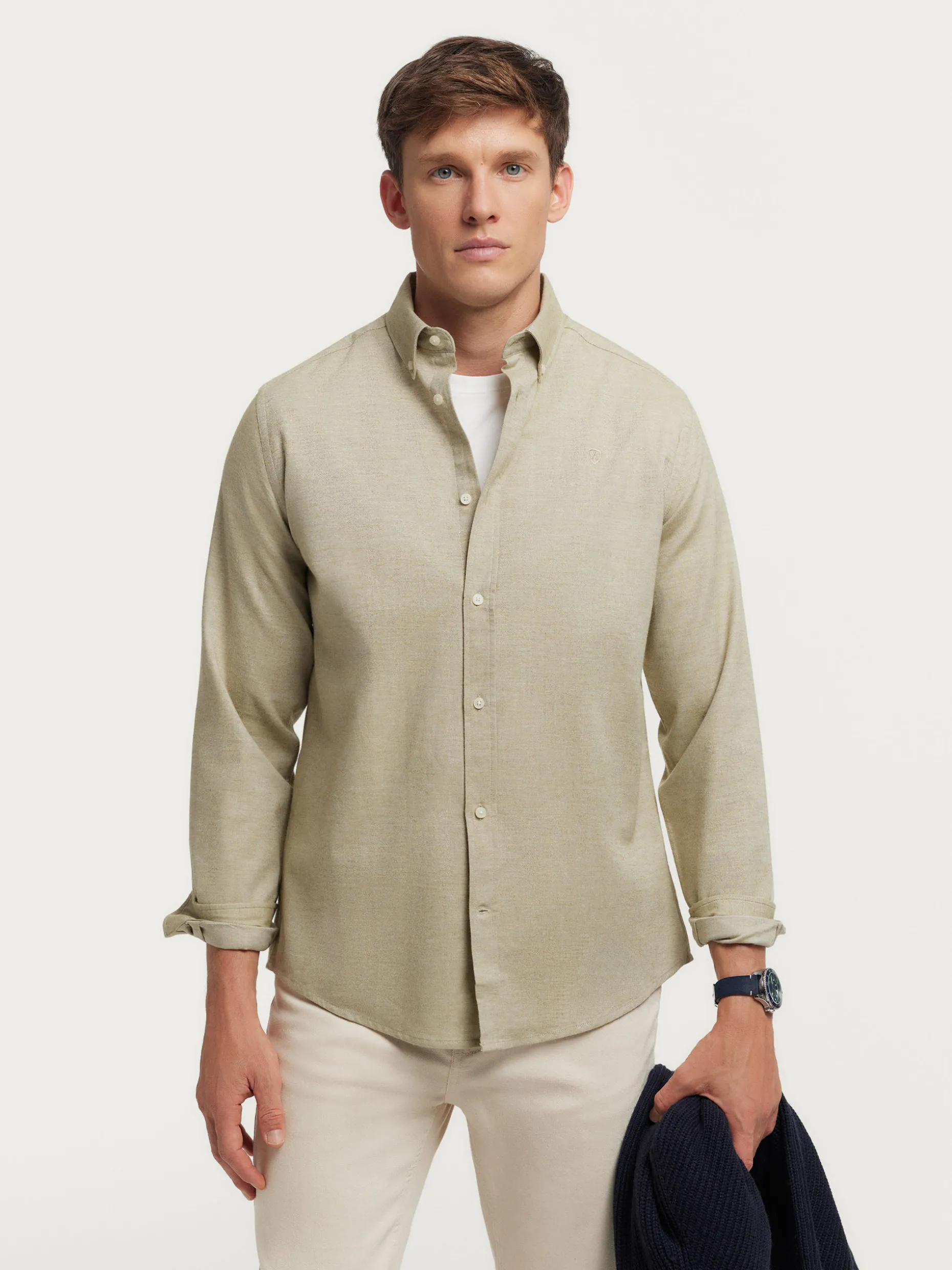 Camicia in Flanella Twill Premium | Design Esclusivo di Álvaro Moreno per Comfort Massimo