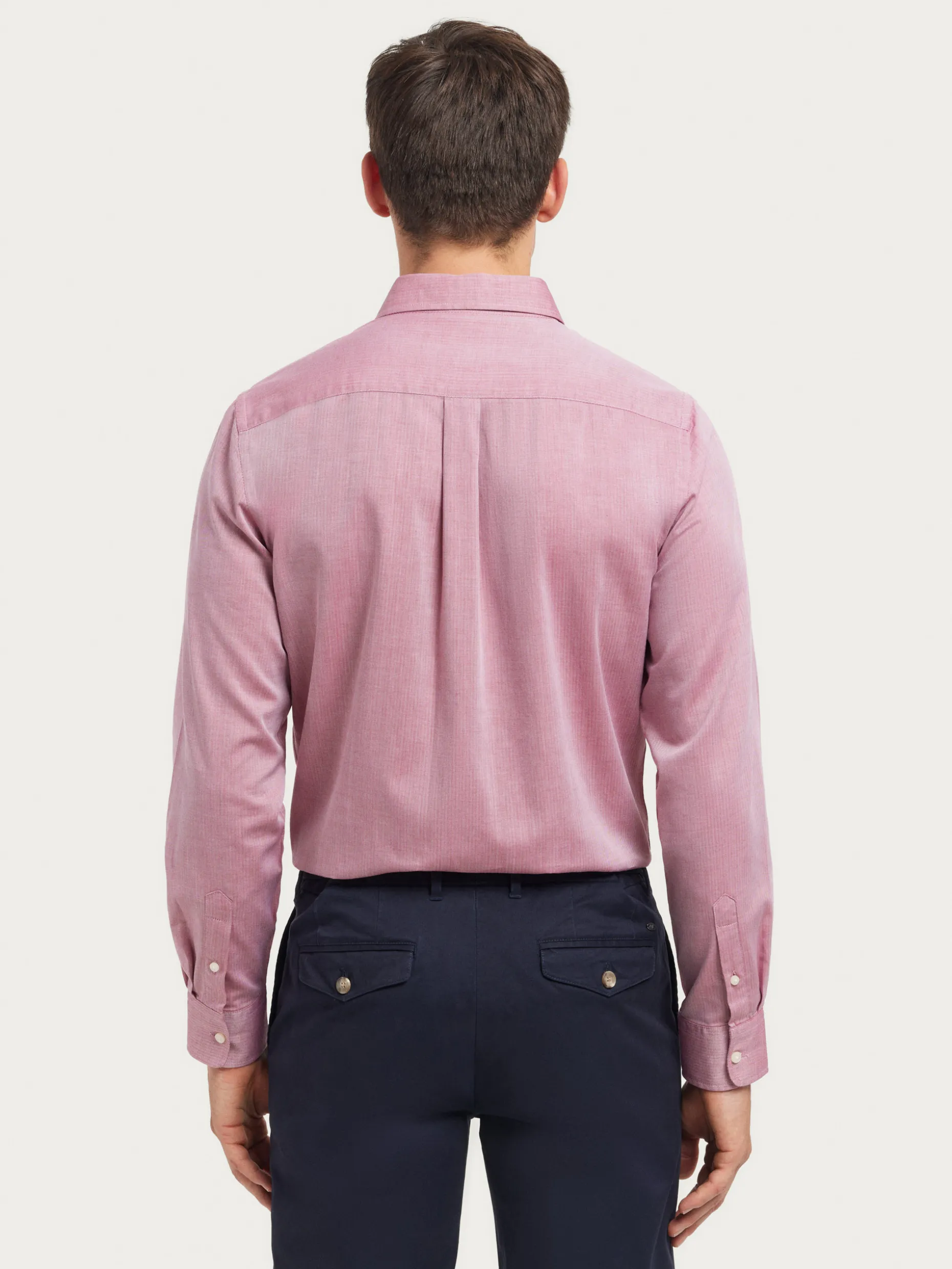 Camicia Uomo in Tessuto Microspiga - Design Casual Alvaro Moreno, Abbigliamento Premium Confezionato a Mano