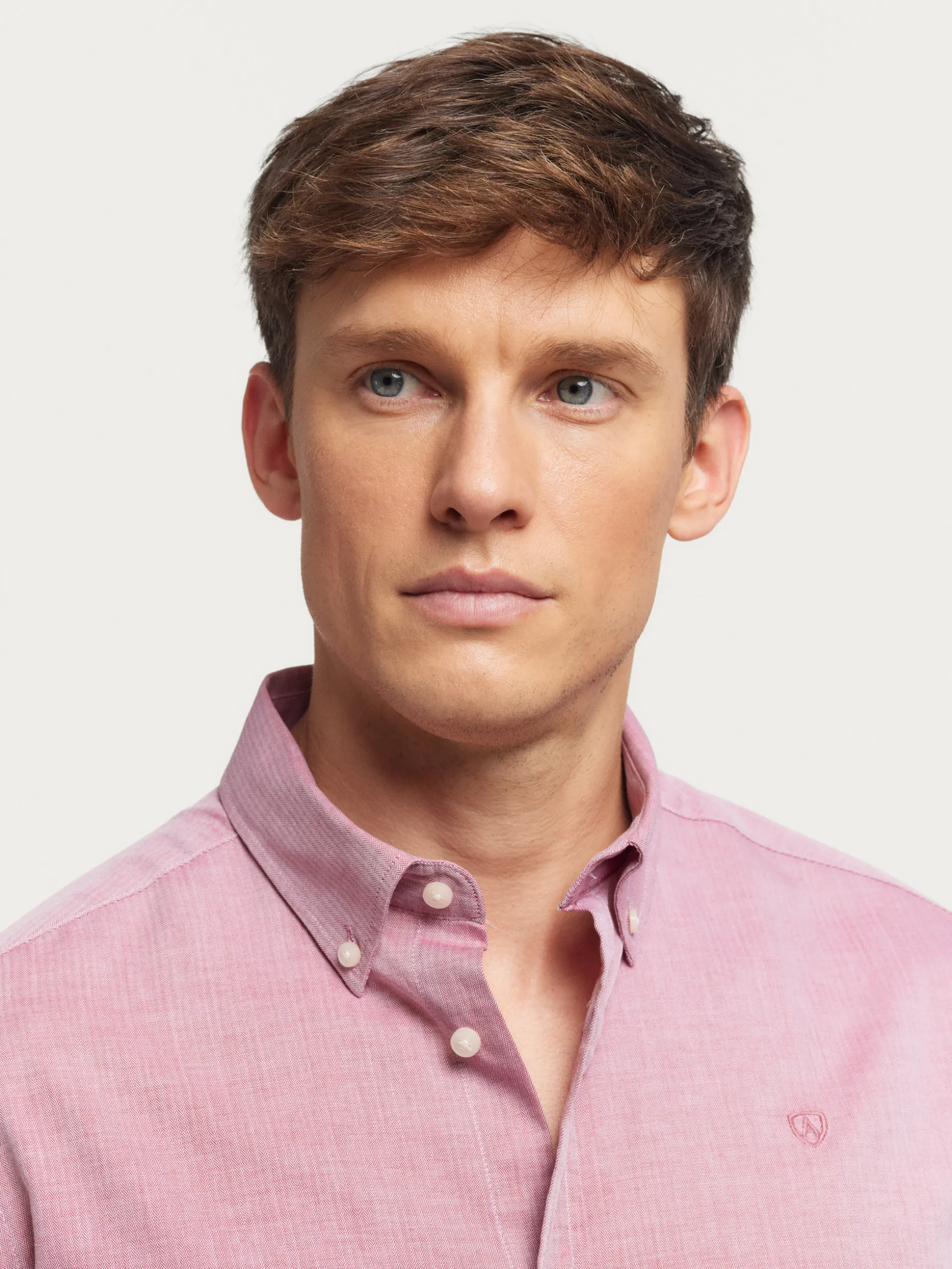 Camicia Uomo in Tessuto Microspiga - Design Casual Alvaro Moreno, Abbigliamento Premium Confezionato a Mano