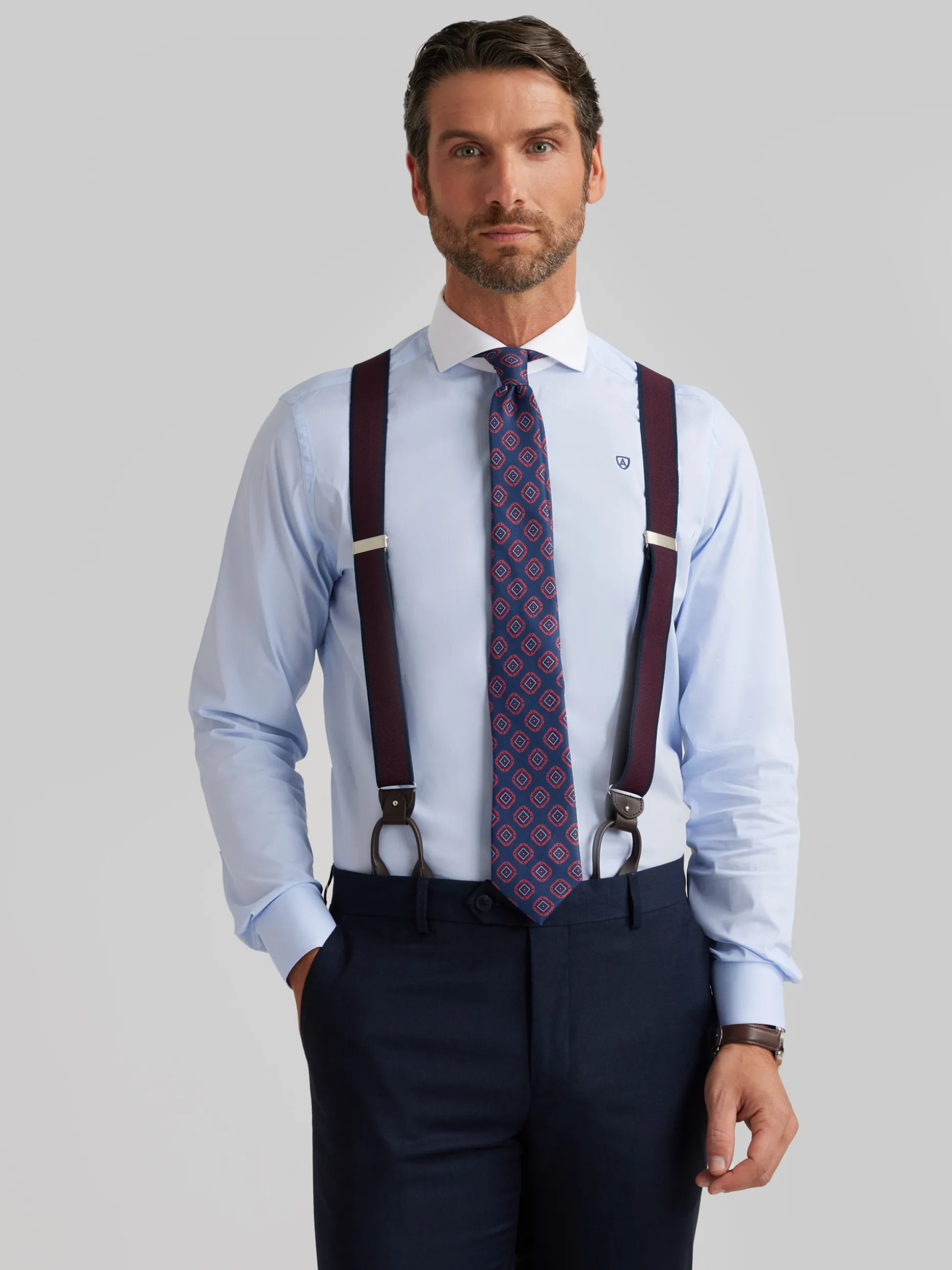 Camicia Uomo Mille Righe Bianco Classico - Design Moderno Alvaro Moreno | Promozione Limitata