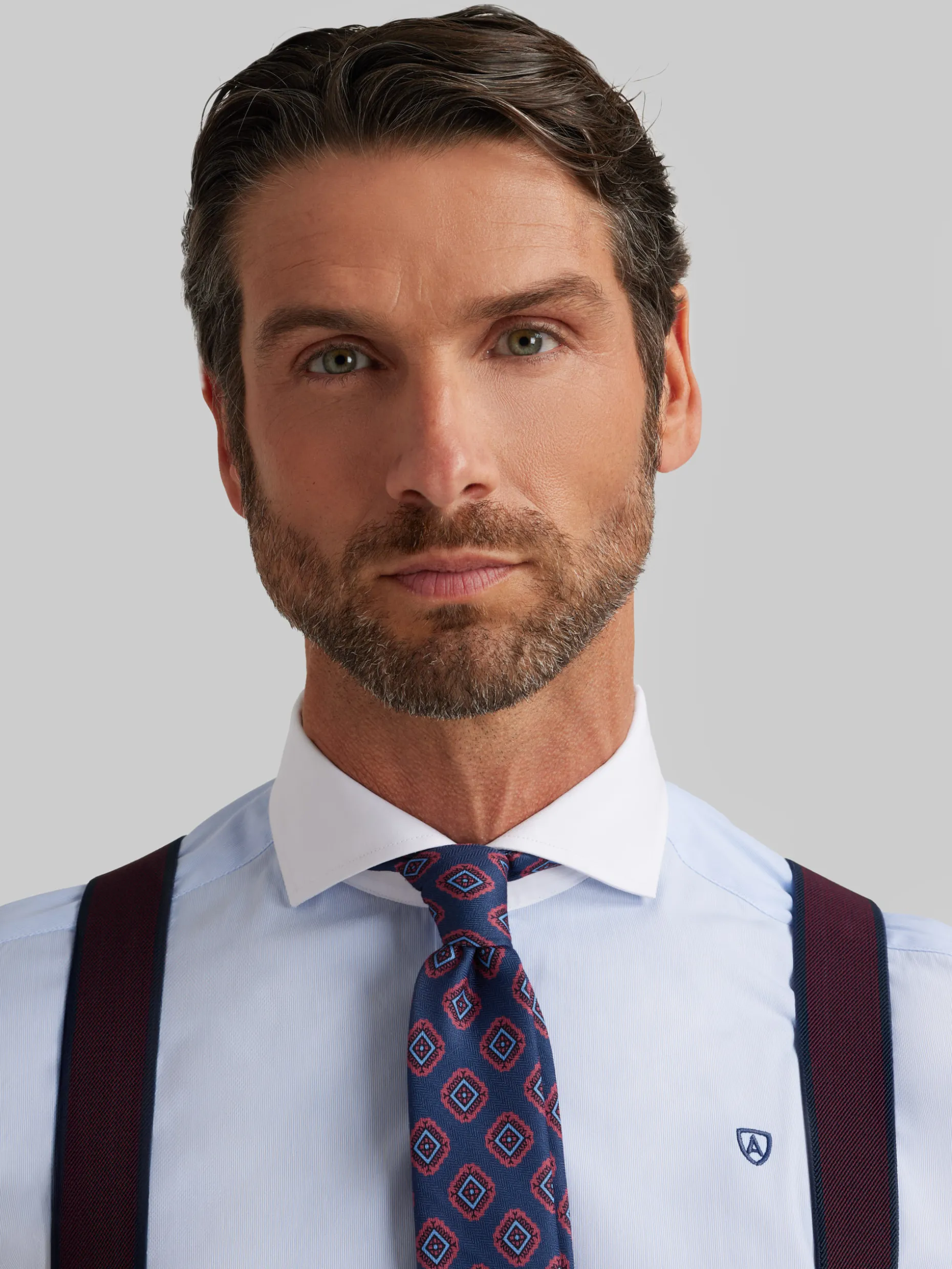 Camicia Uomo Mille Righe Bianco Classico - Design Moderno Alvaro Moreno | Promozione Limitata