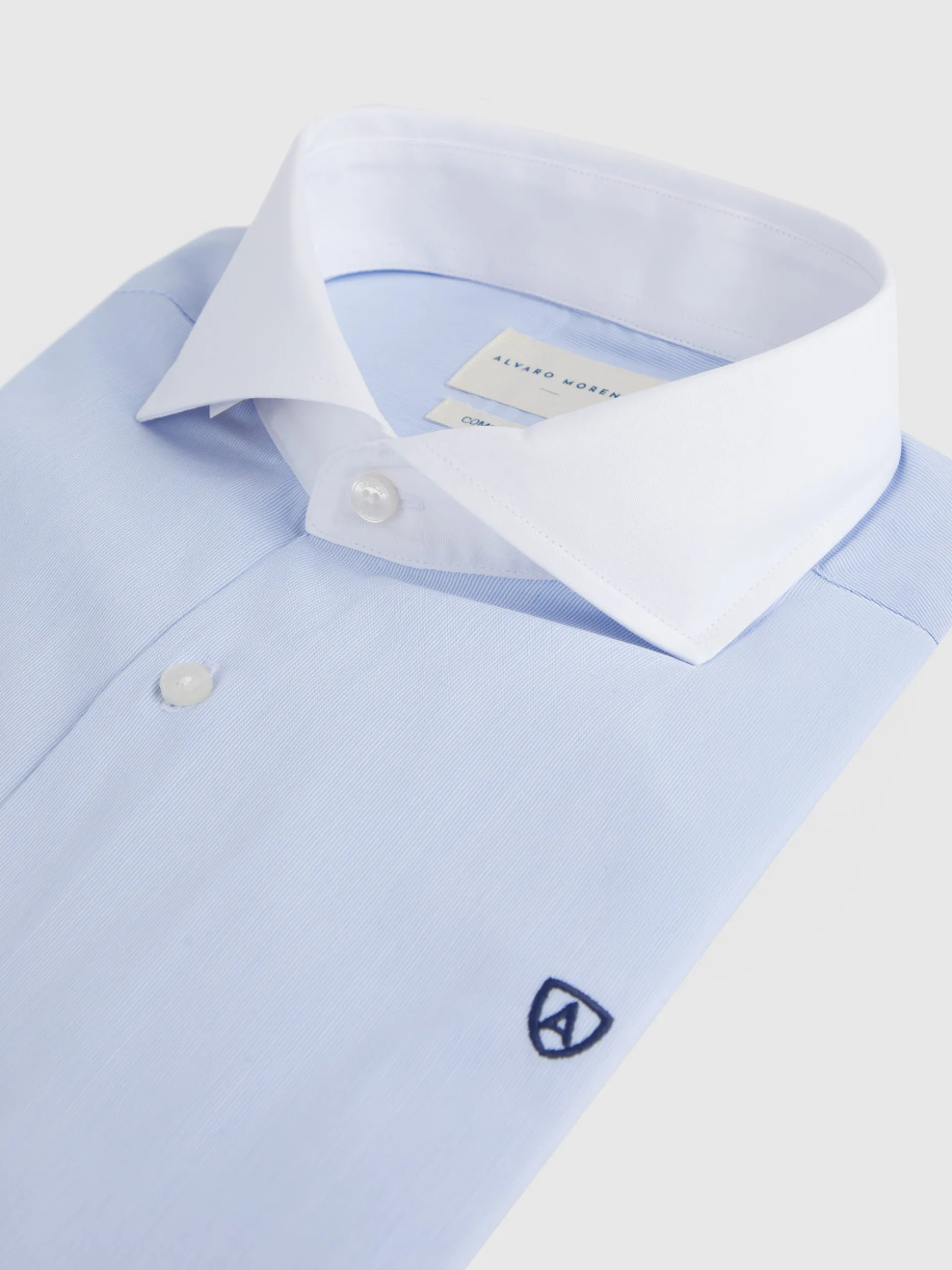 Camicia Uomo Mille Righe Bianco Classico - Design Moderno Alvaro Moreno | Promozione Limitata