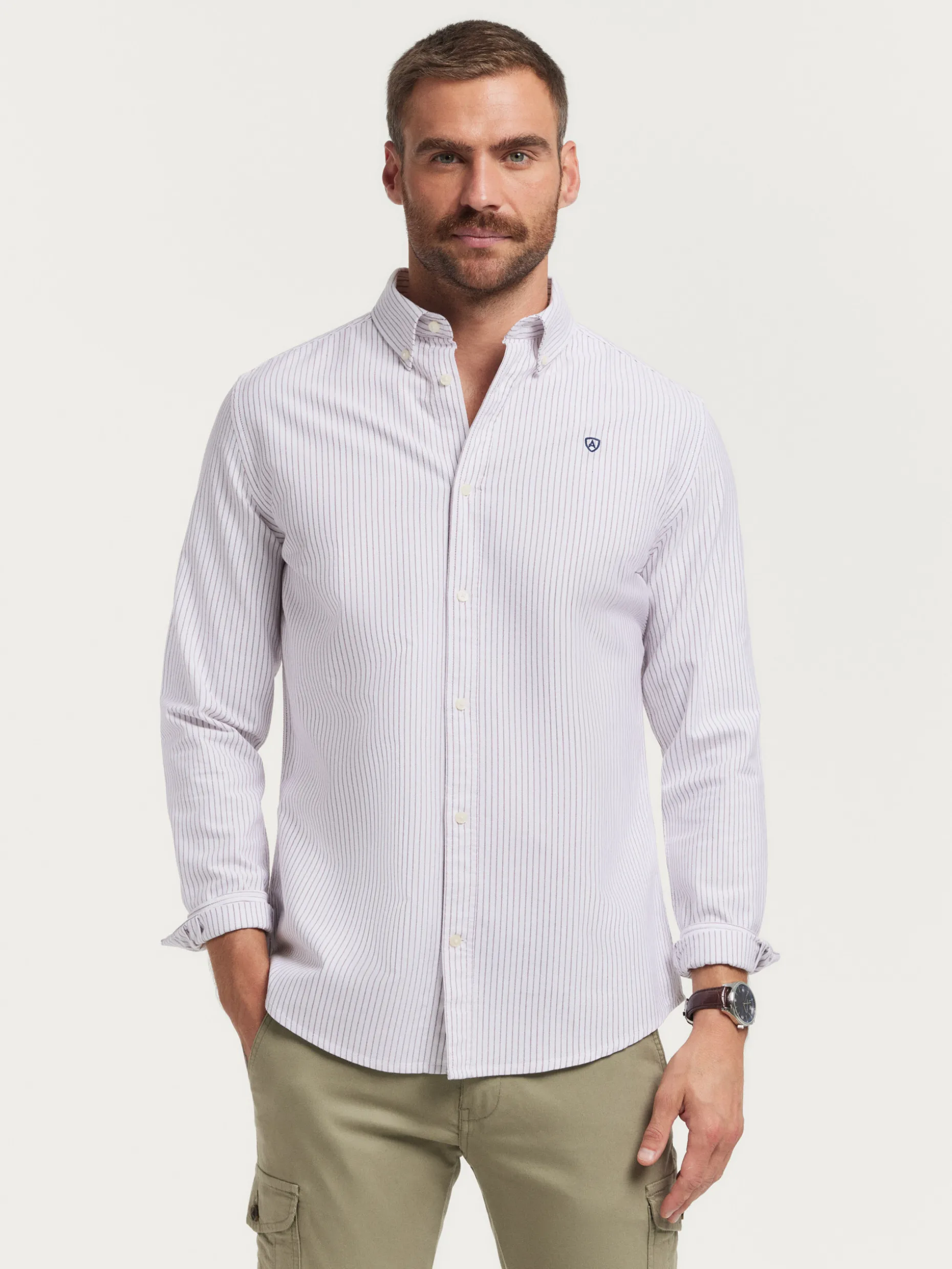 Alvaro Moreno: Camicia Oxford Aston in Edizione Speciale - Promozione Flash con Sconto Imperdibile!