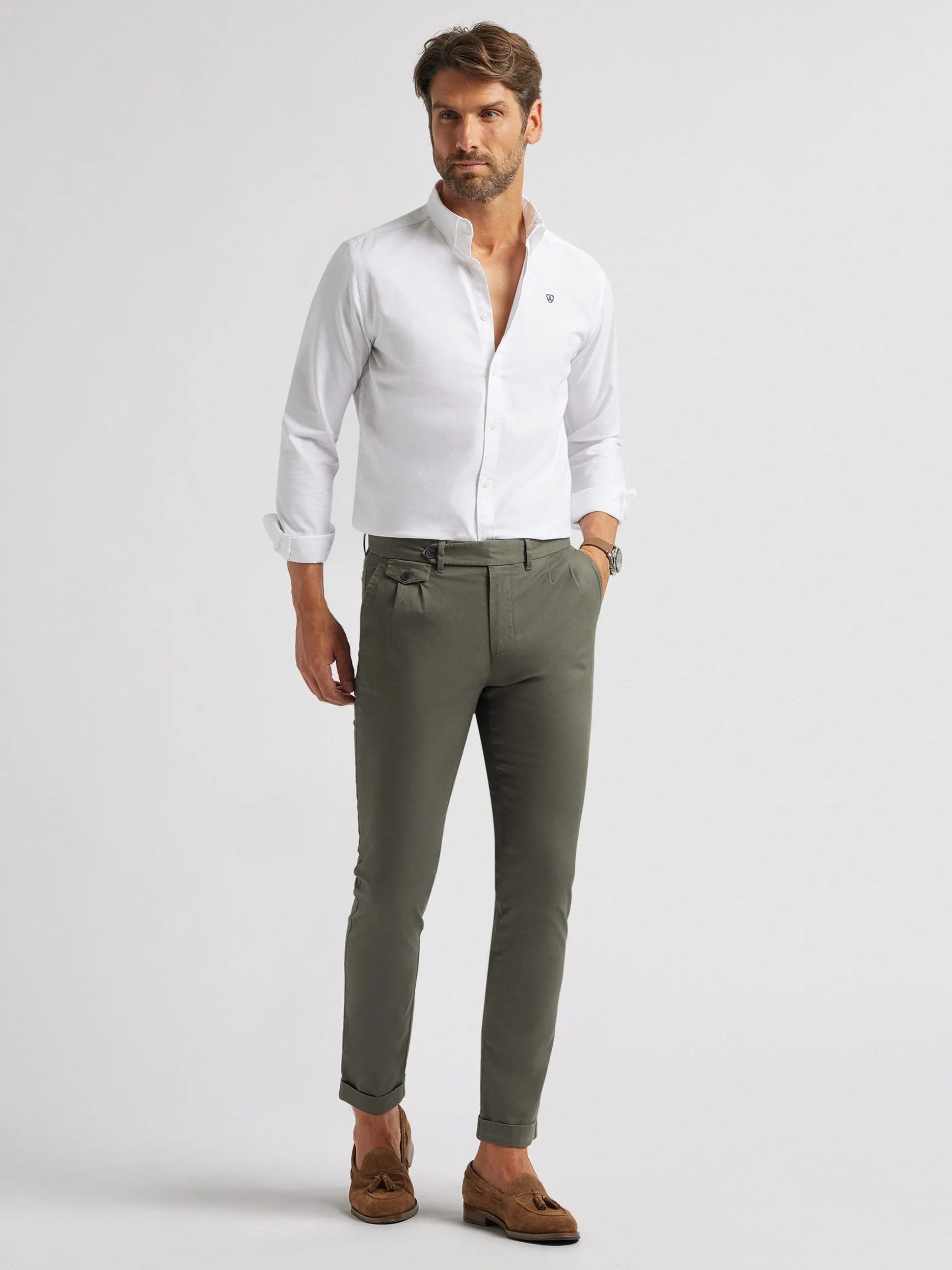 Camicia Oxford Classica Uomo - Stile Essenziale con Design Sobrio | Collezione Alvaro Moreno Online